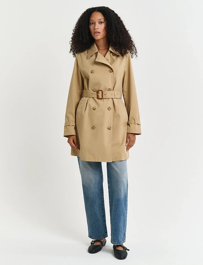 GANT - COTTON TRENCH COAT - trenchcoats - oak beige - 5
