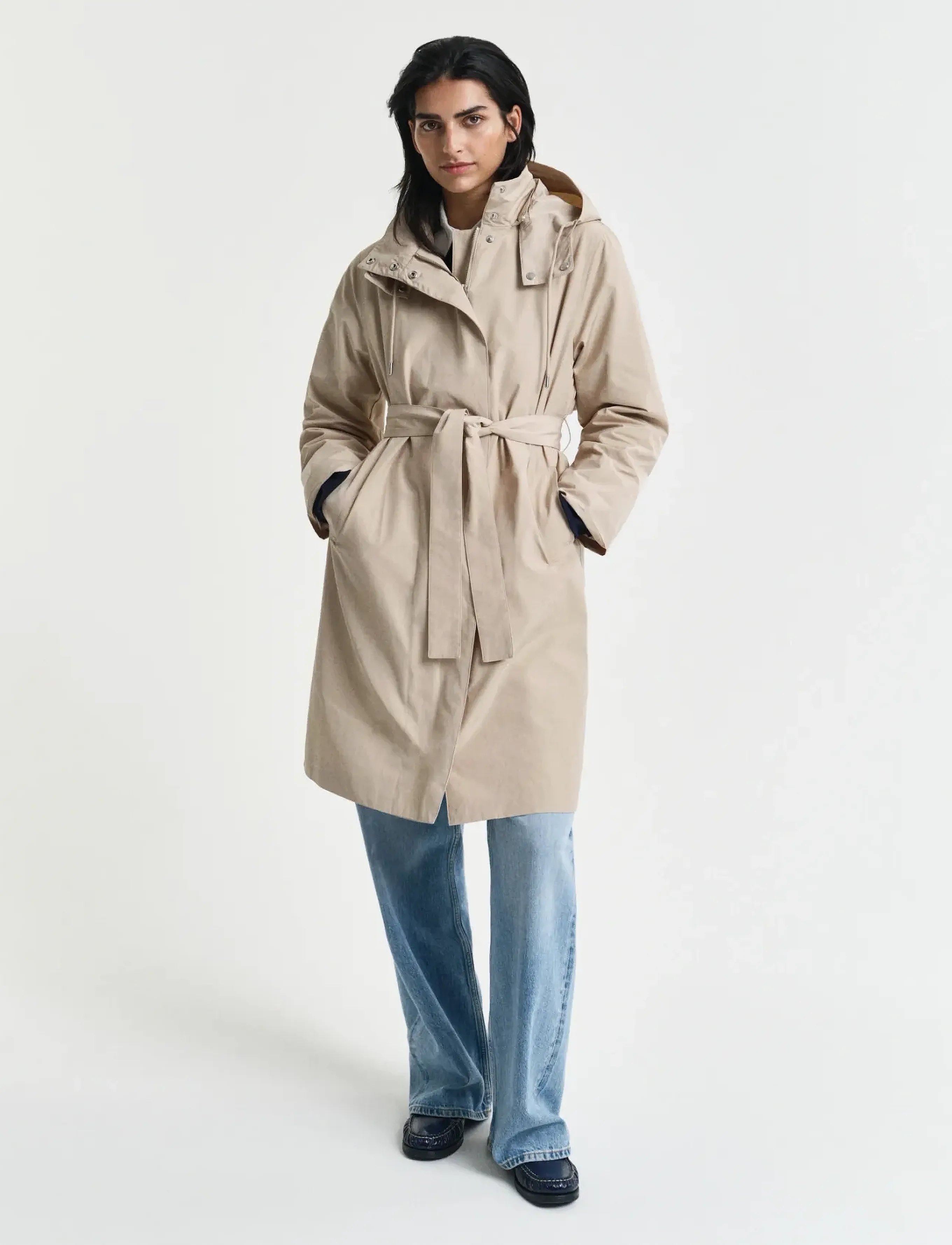 Gant Wind Coat, M, Coats, Beige - Light Frauen