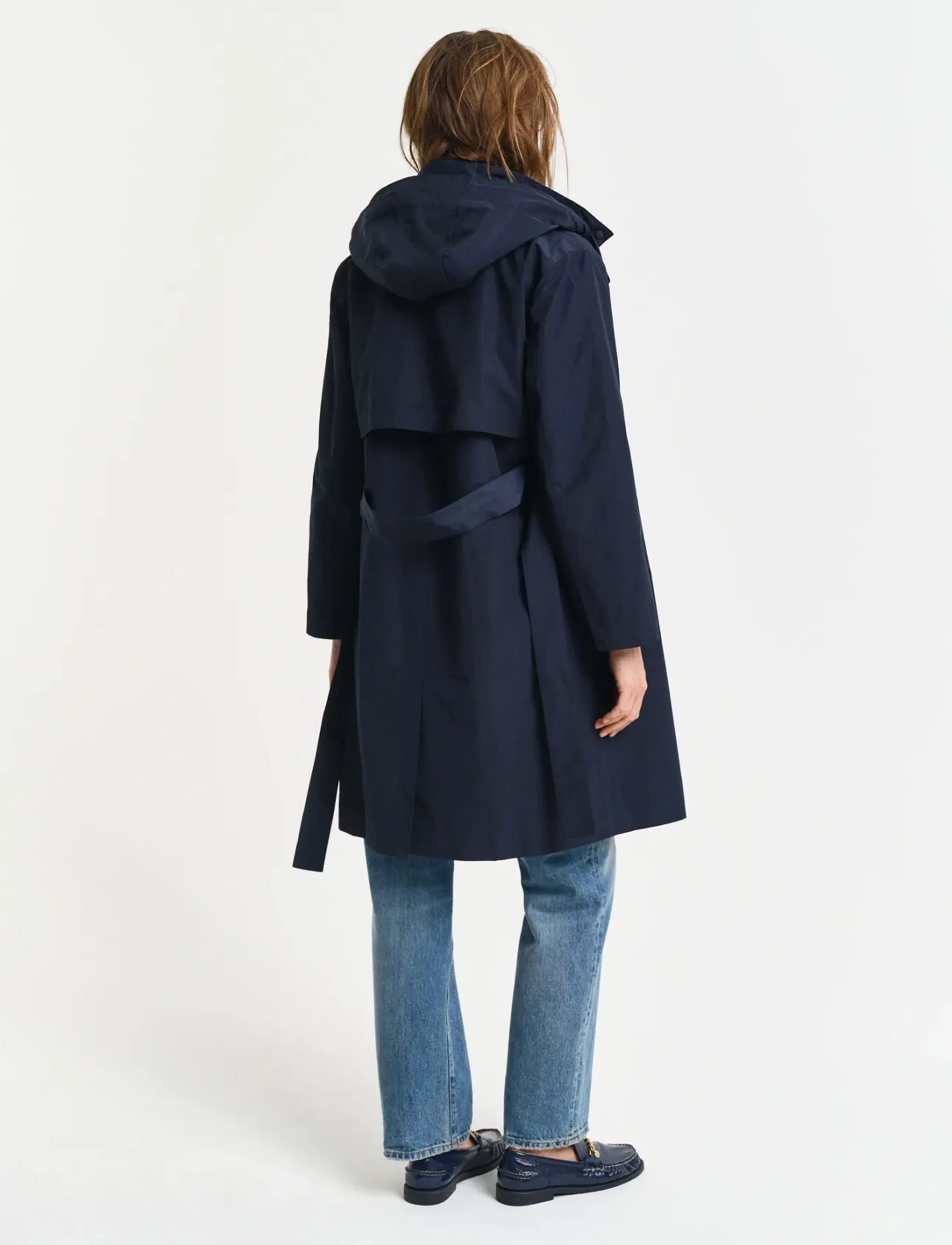 Gant - WIND COAT - ploni paltai - evening blue - 4