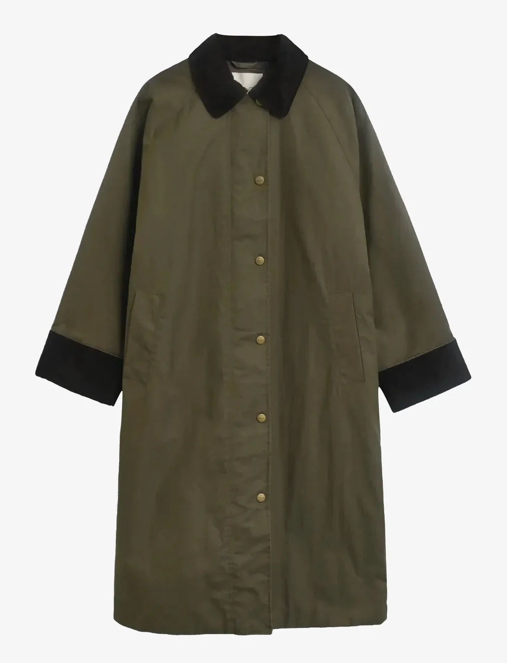 GANT - WAXED COTTON RELAXED CAR COAT - daunenmantel - dark moss green - 1
