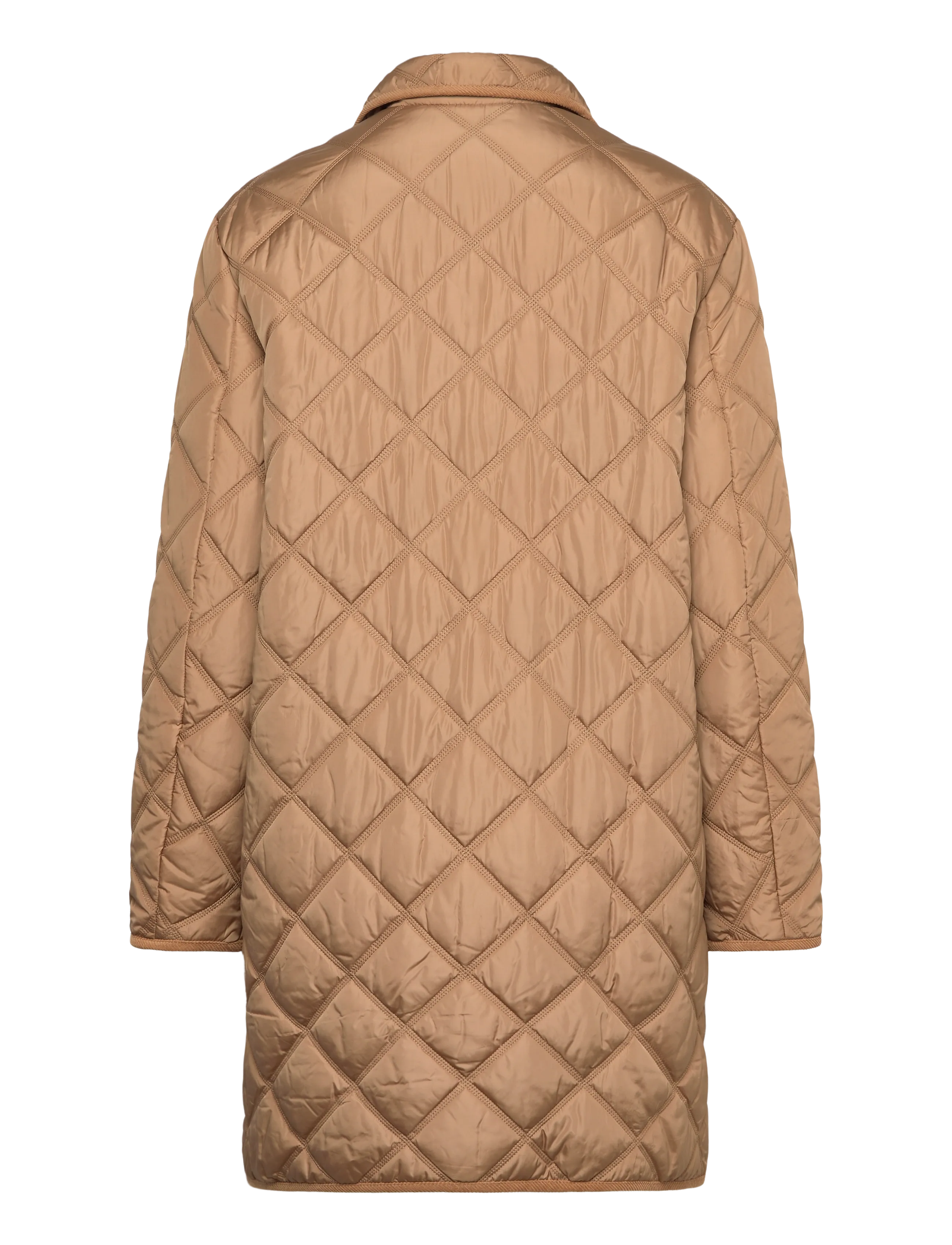 Gant - QUILTED COAT WITH CORD TRIM - forårsjakker - warm khaki - 1
