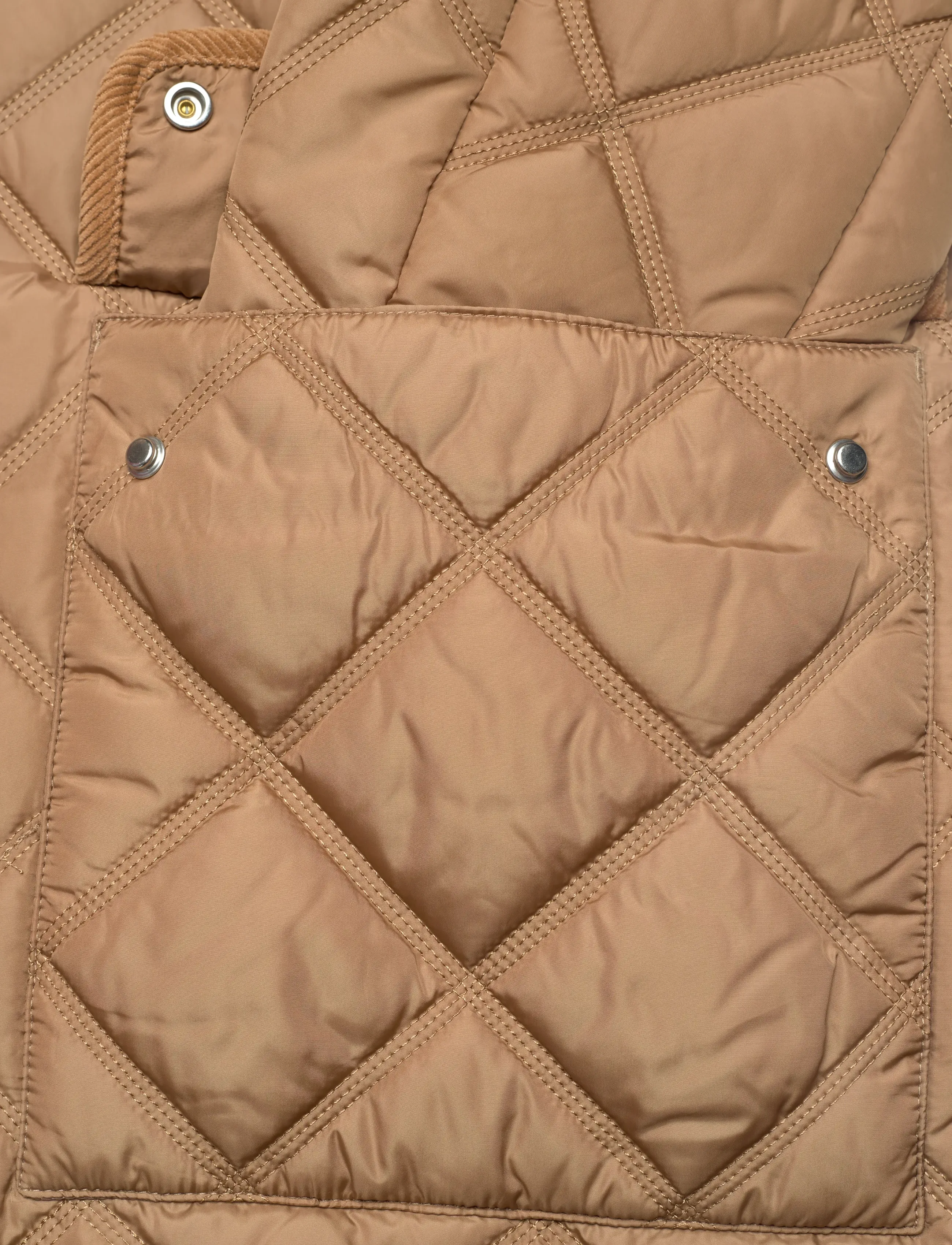 Gant - QUILTED COAT WITH CORD TRIM - forårsjakker - warm khaki - 3