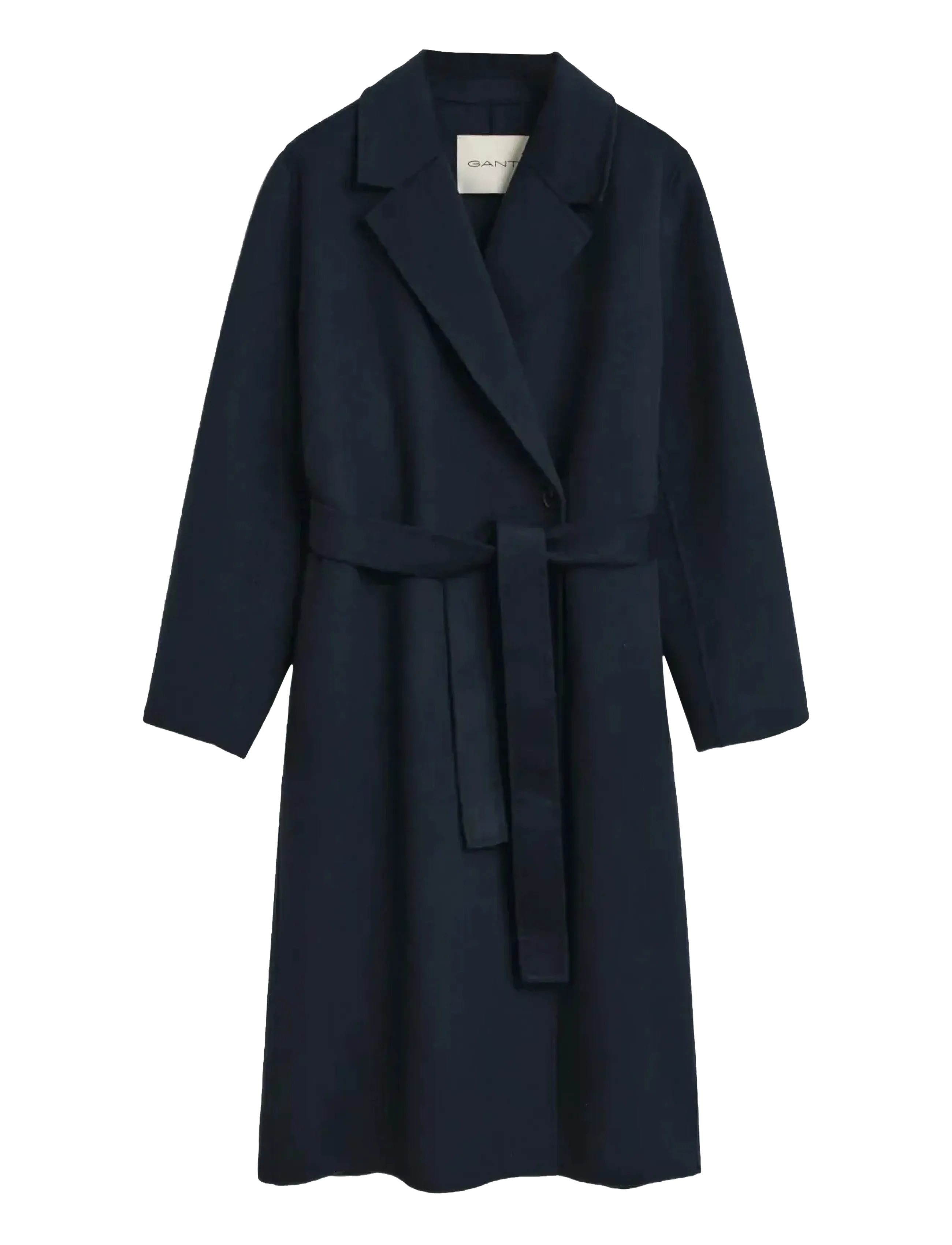 GANT HANDSTITCHED BELTED COAT - GANT - EVENING BLUE / blue