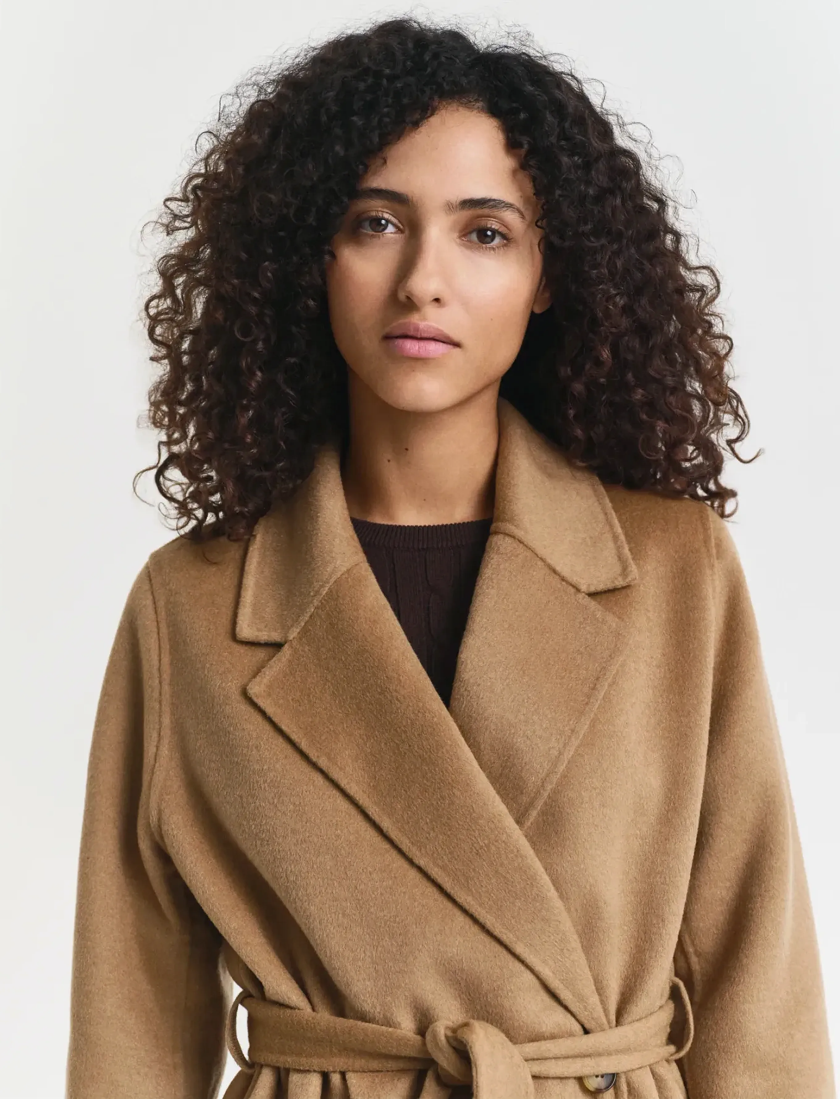 Gant - HANDSTITCHED BELTED COAT - vinterjackor - warm khaki - 5
