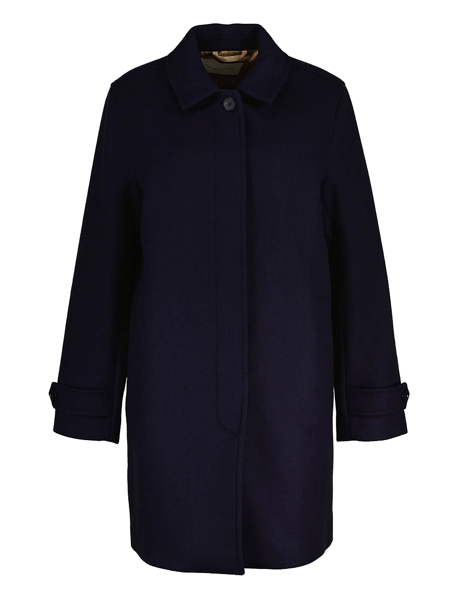 Gant - WOOL BLEND CAR COAT - winterjacken - evening blue - 1