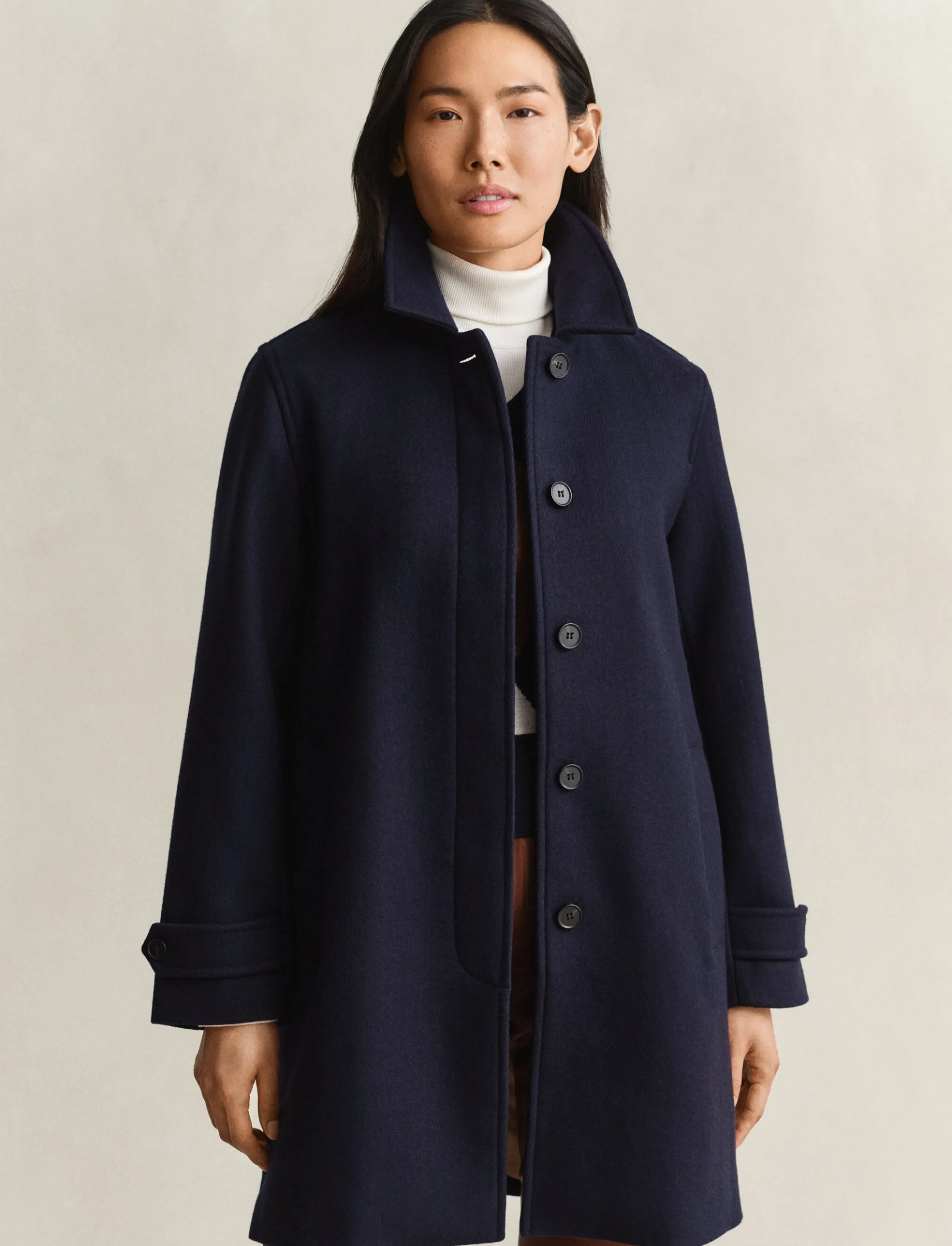 Gant WOOL BLEND CAR COAT - Modetrends - EVENING BLUE / navy