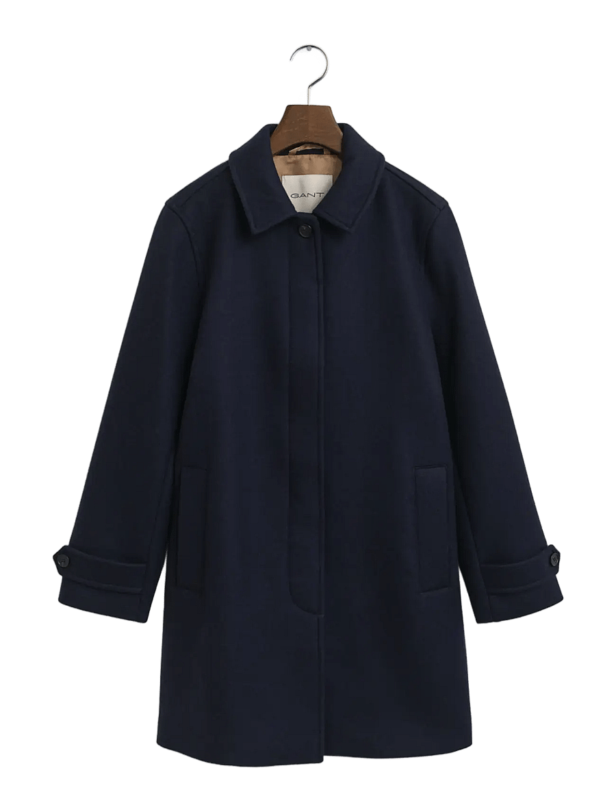 Gant - WOOL BLEND CAR COAT - winterjacken - evening blue - 2