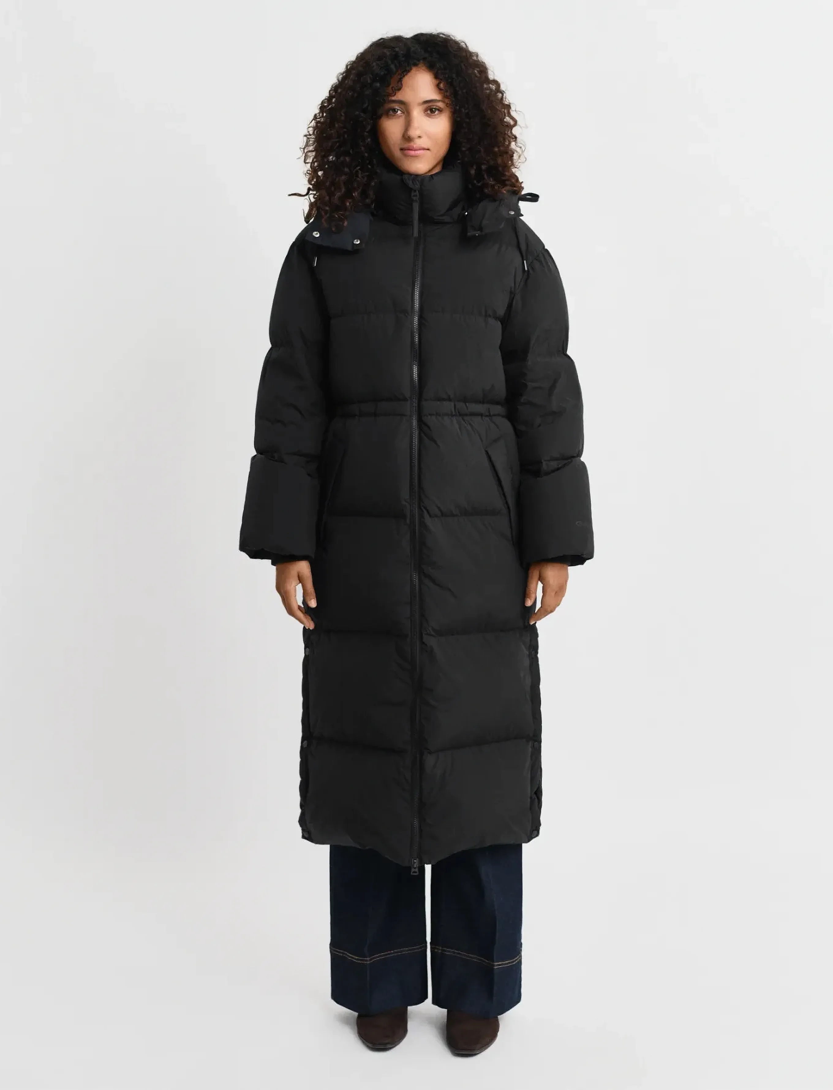 Gant Full Length Down Coat, XL, Multi/patterned, Jakker > Vatteret Jakke, Dame