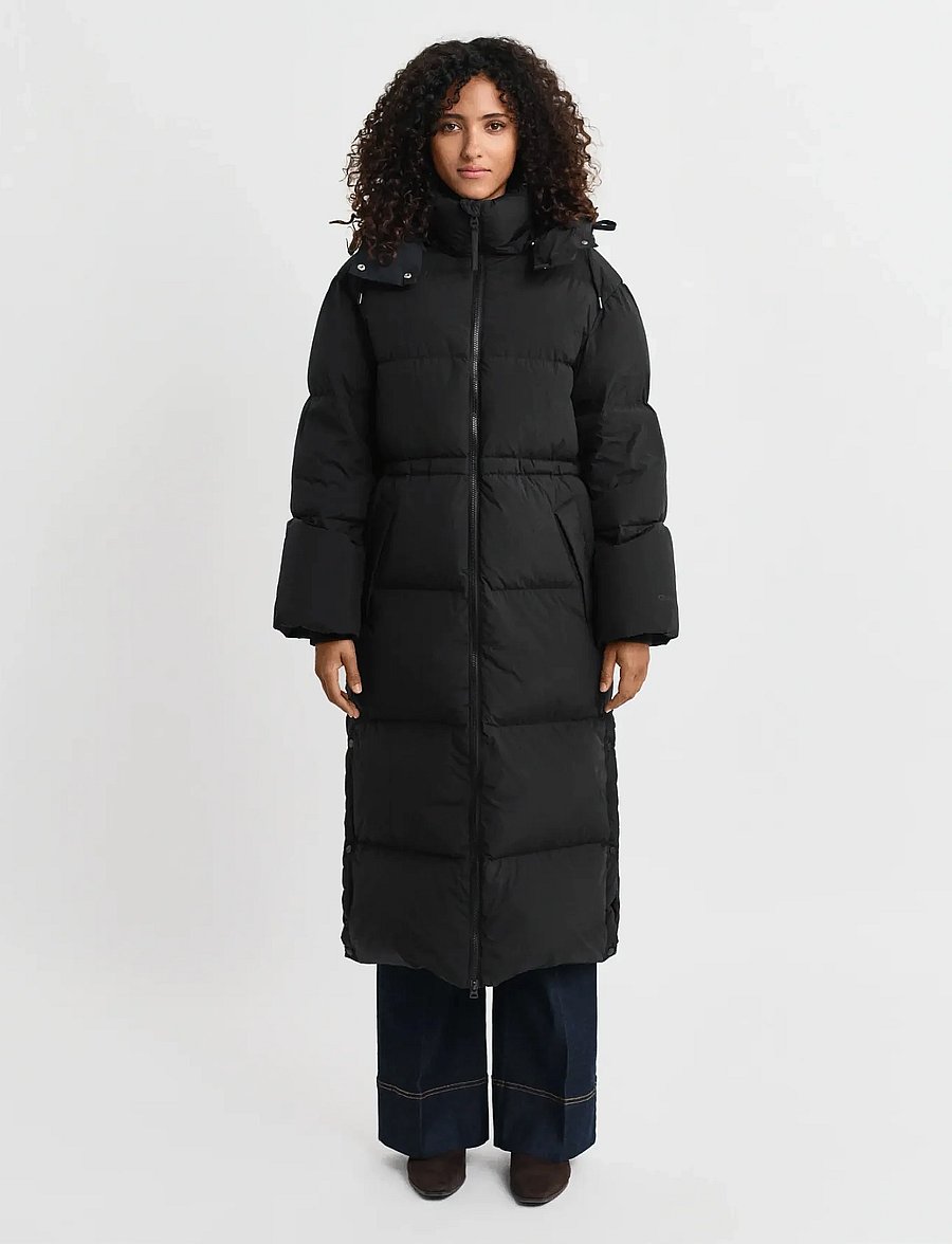 Gant - FULL LENGTH DOWN COAT - vinterjackor - black - 0