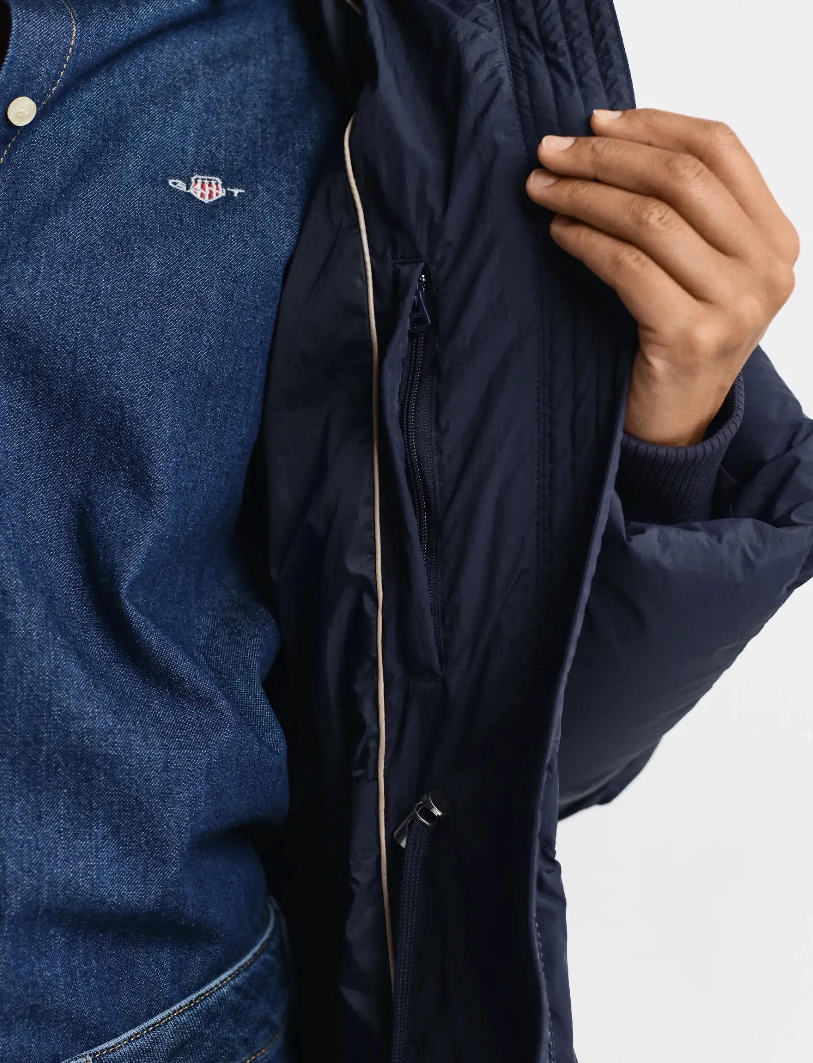 Gant - FULL LENGTH DOWN COAT - vinterjackor - evening blue - 3