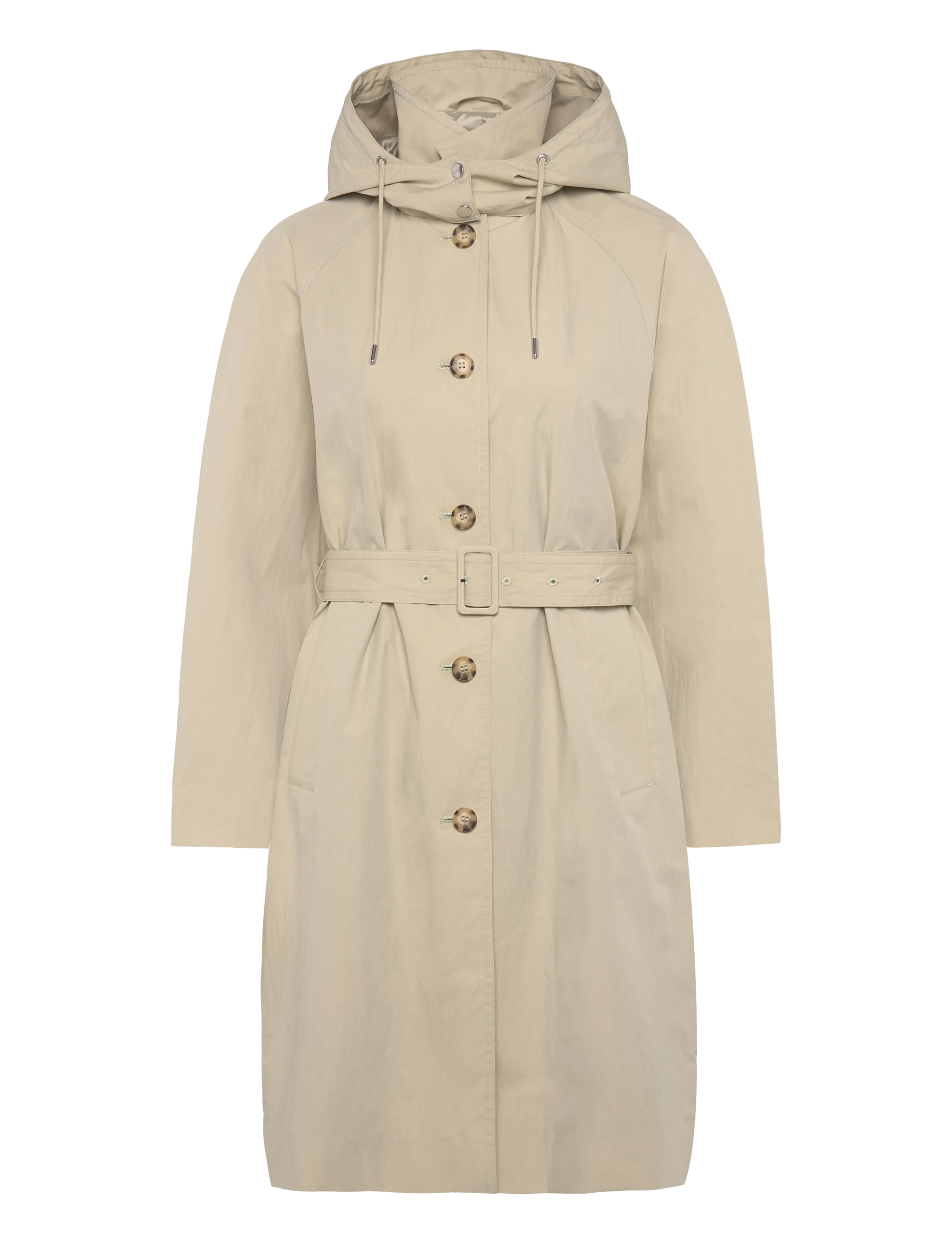 GANT Belted Wind Mantel Beige - XL - Damen