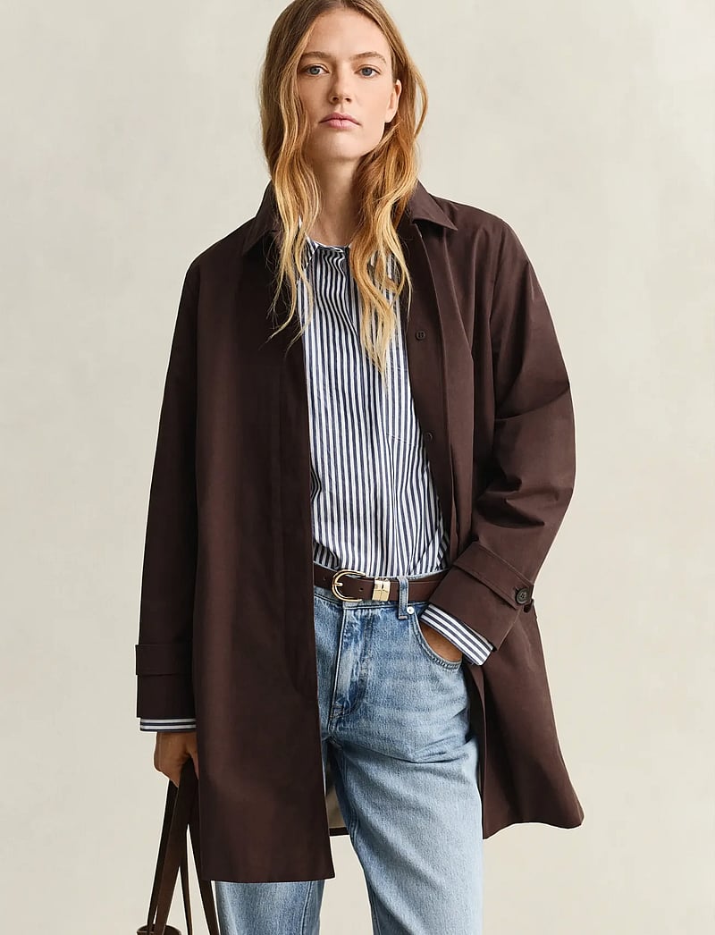 GANT - Car Coat - lette frakker - deep brown - 0