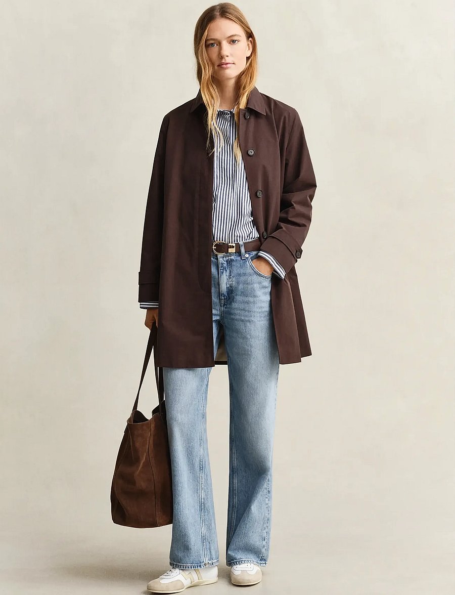 Gant - Car Coat - kevadmantlid - deep brown - 4