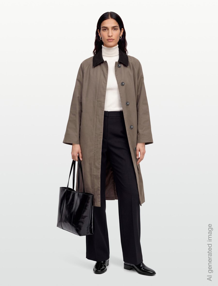 Gant - WAXED CAR COAT - trenchcoats - faded taupe - 0
