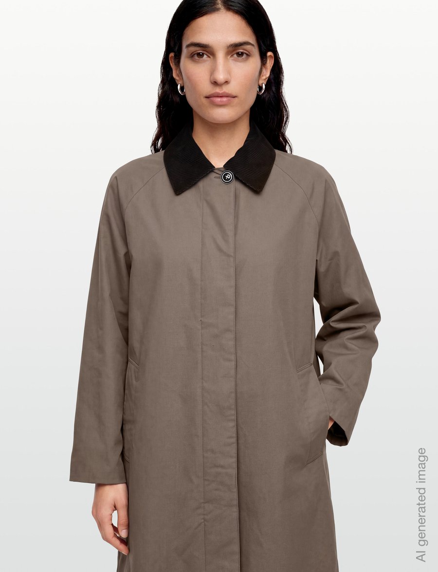 Gant - WAXED CAR COAT - trenchcoats - faded taupe - 3