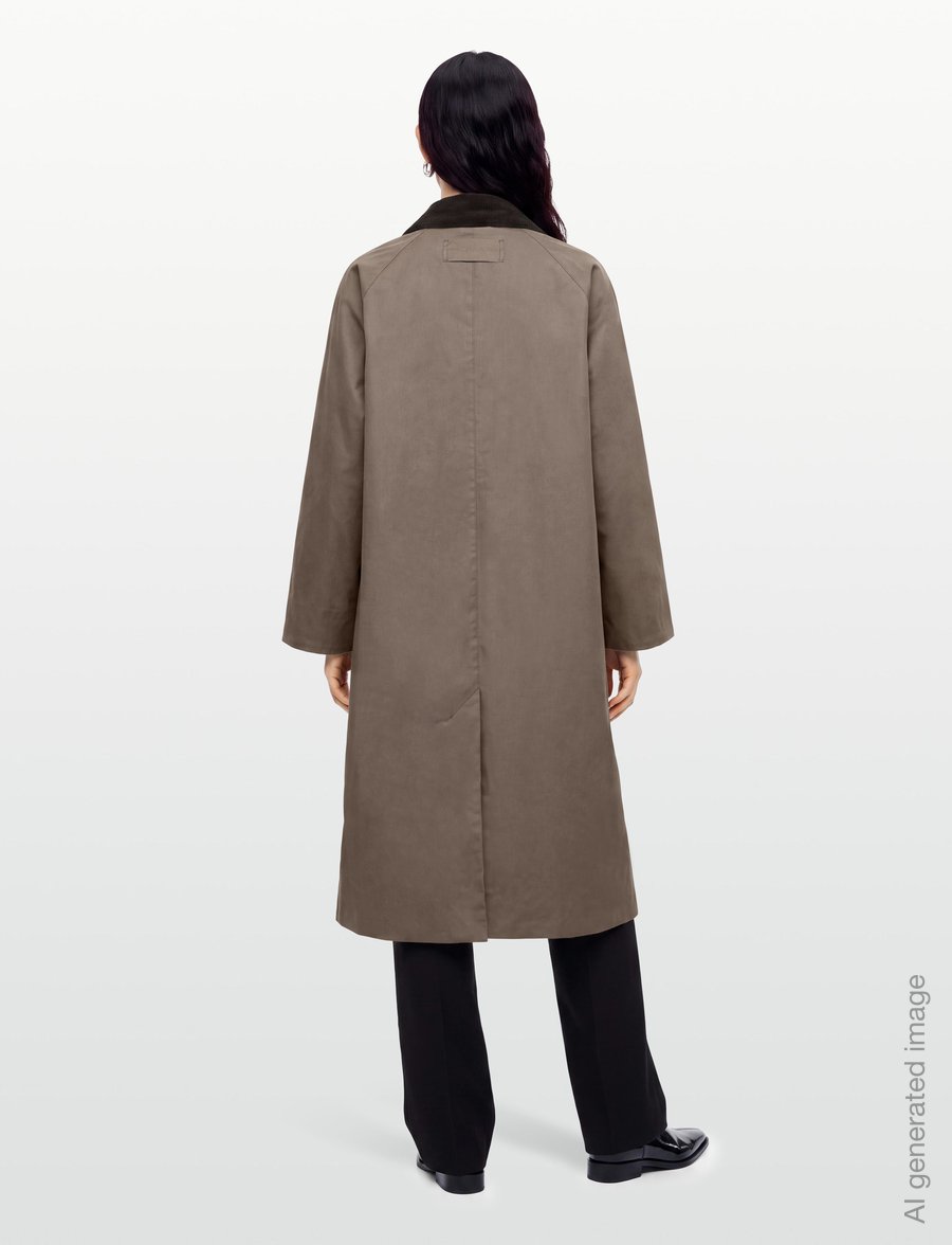Gant - WAXED CAR COAT - trenchcoats - faded taupe - 4