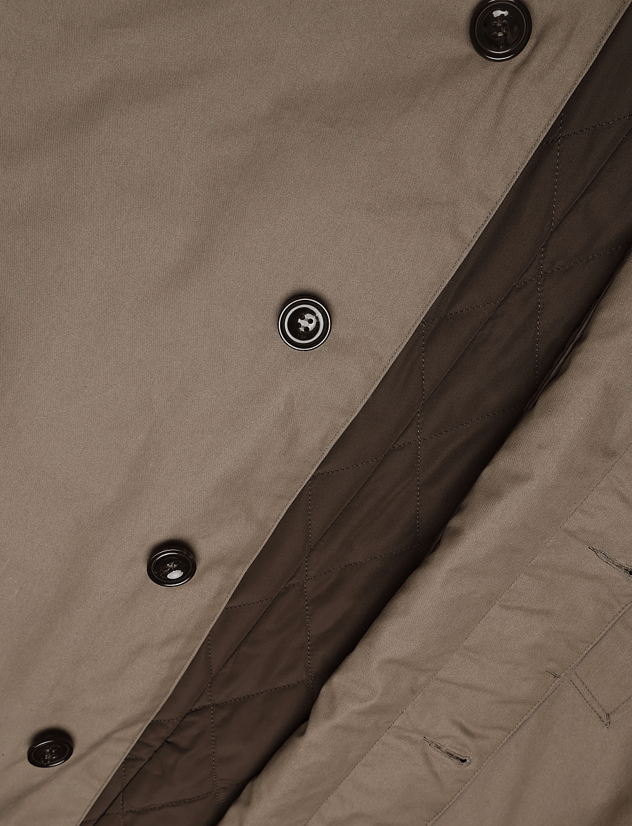 Gant - WAXED CAR COAT - vihmamantlid - faded taupe - 4