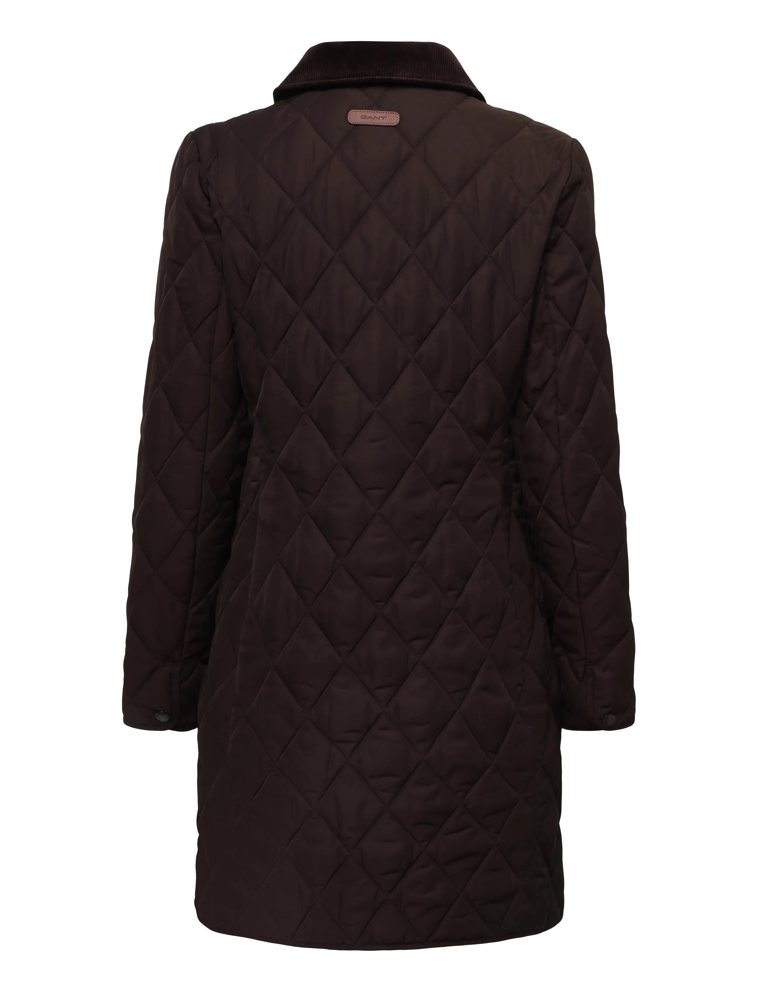 Gant - FITTED QUILTED COAT - talvejoped - deep brown - 1