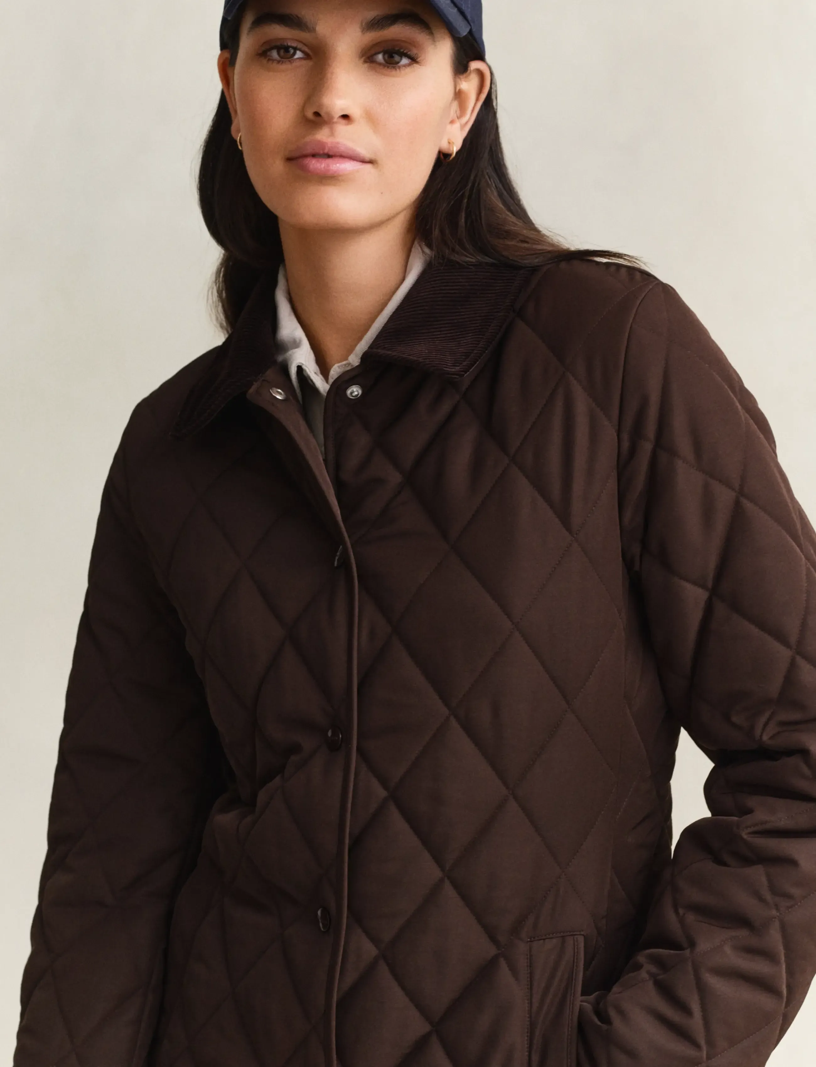 Gant Quilted Coat jackor dam – bild 7