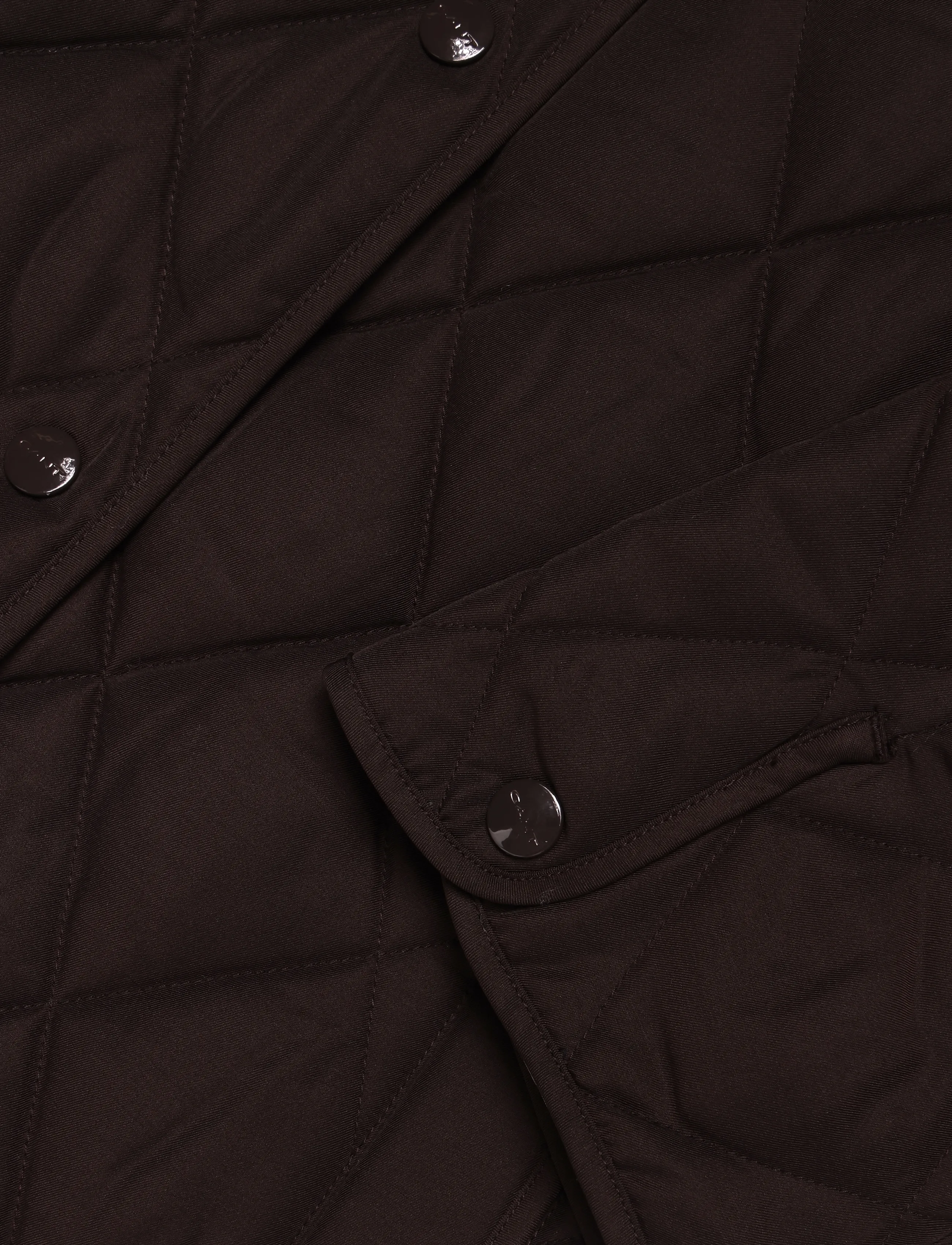 Gant - FITTED QUILTED COAT - talvejoped - deep brown - 3