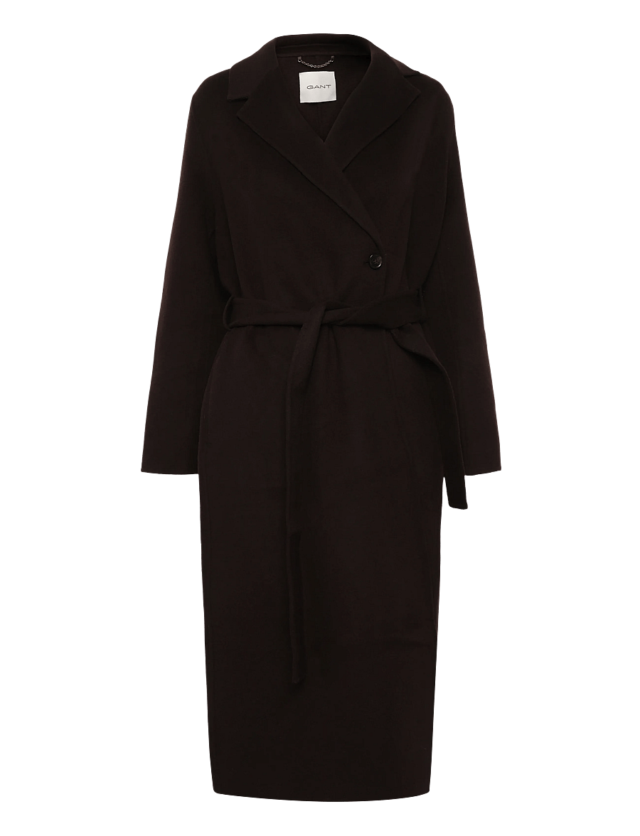 Gant - HANDSTITCHED BELTED COAT - winterjacken - deep brown - 0
