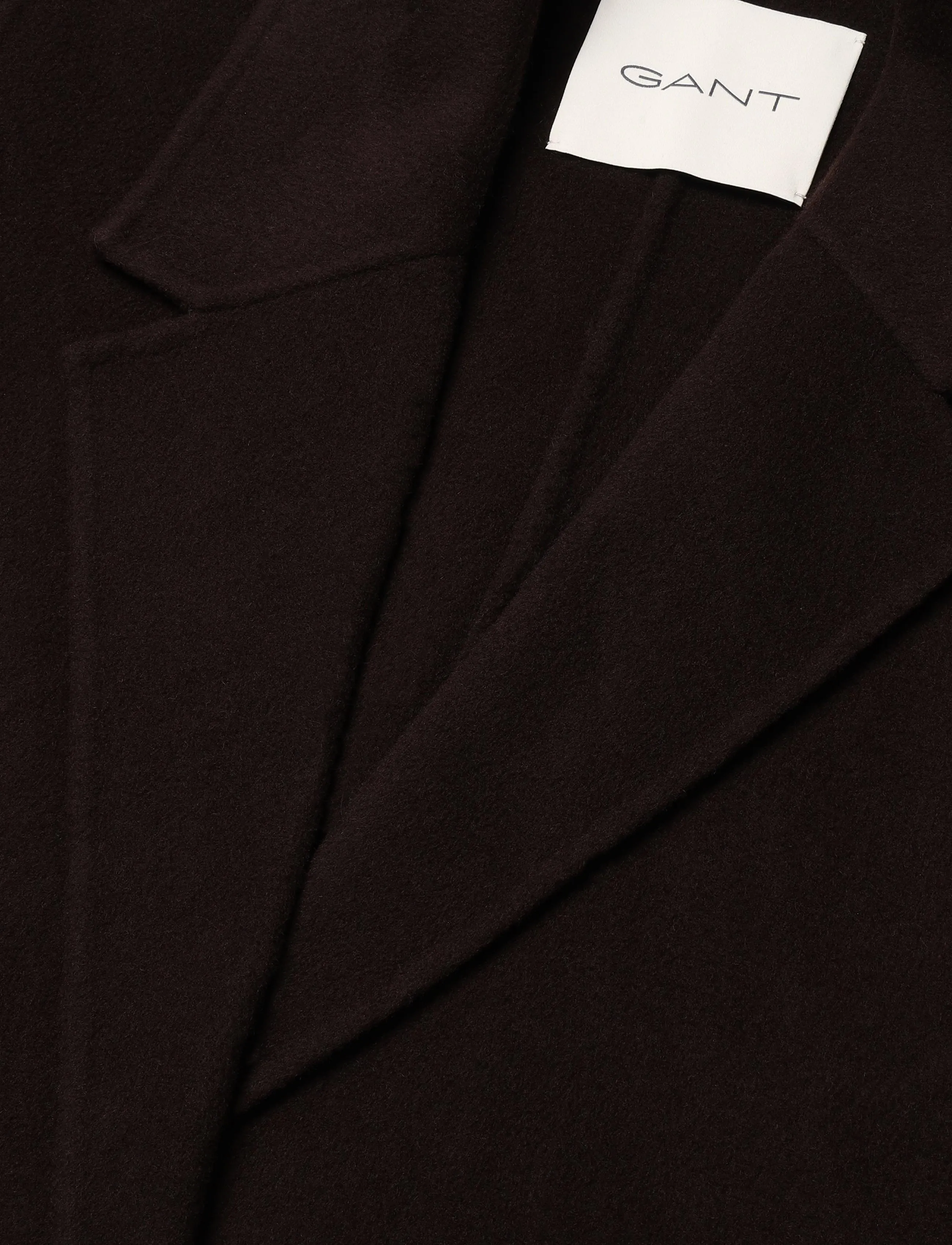 Gant - HANDSTITCHED BELTED COAT - deep brown - 2