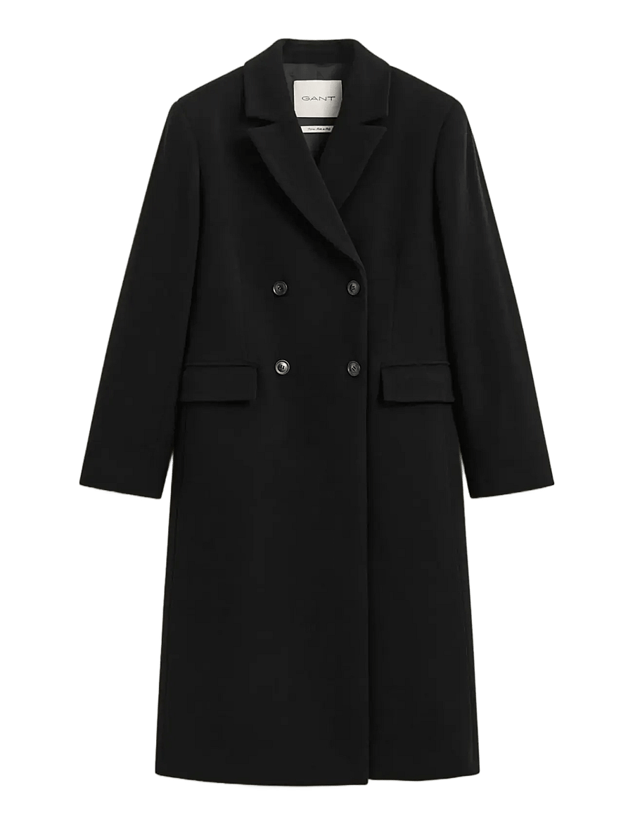 Gant - TAILORED WOOL CASHMERE BLEND COAT - lette frakker - black - 1