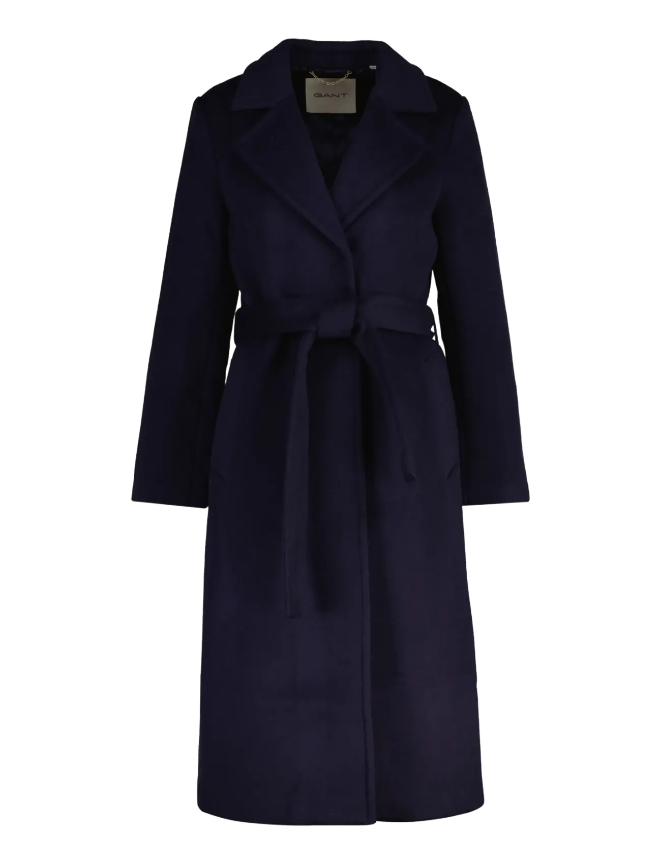 Gant BELTED WOOL BLEND COAT - Inspiration - EVENING BLUE / navy