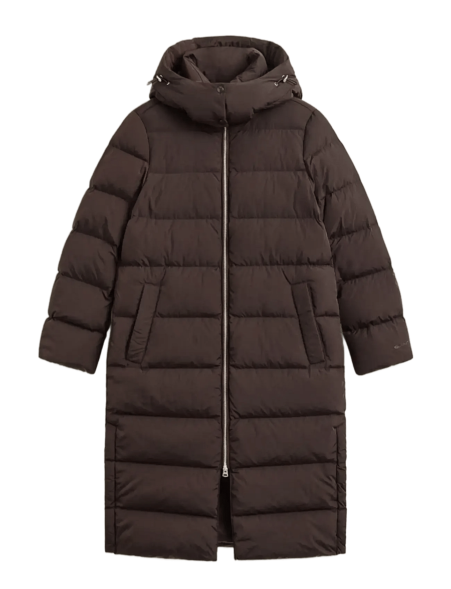Gant - FULL LENGTH DOWN COAT - winterjacken - deep brown - 1