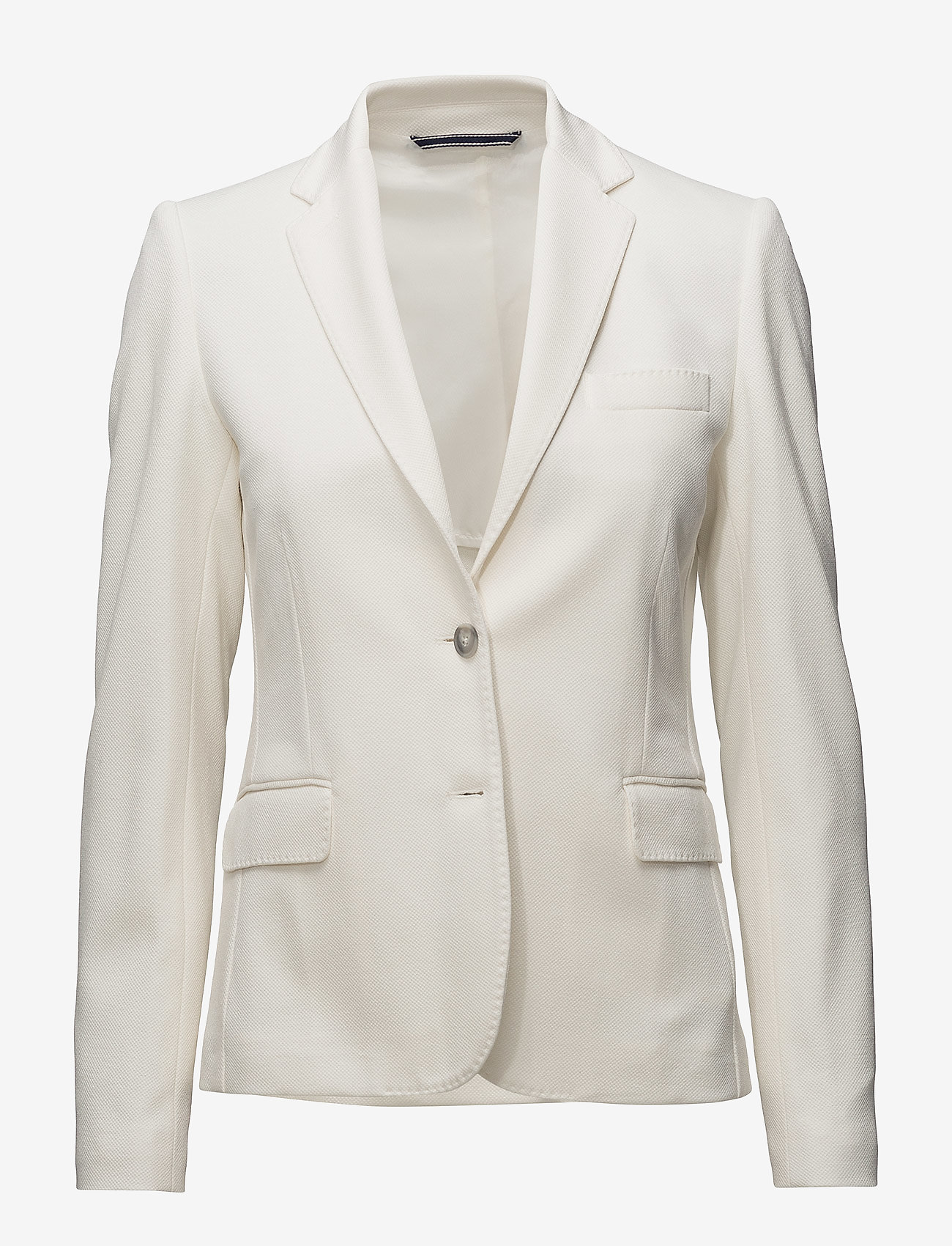 GANT - O1. PIQUE BLAZER - eggshell - 0