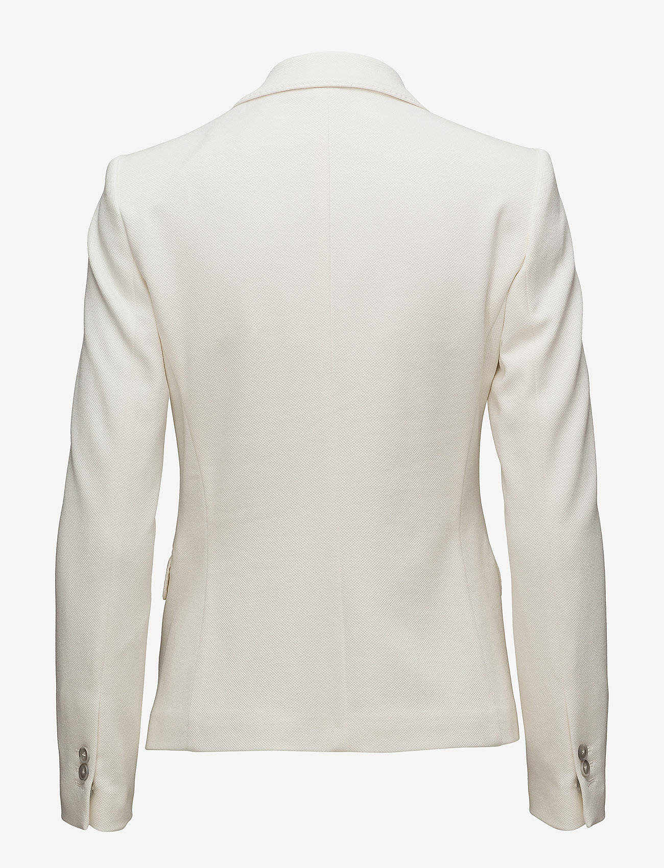 GANT - O1. PIQUE BLAZER - eggshell - 1