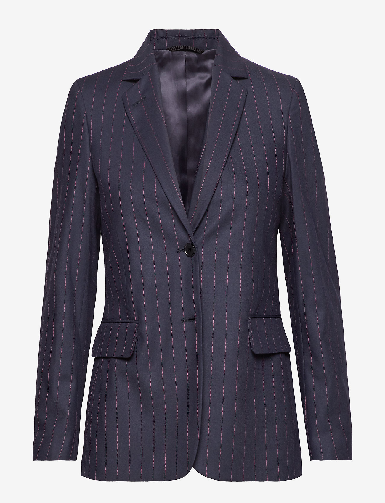 GANT - G2.WASHABLE PINSTRIPE BLAZER - marine - 0