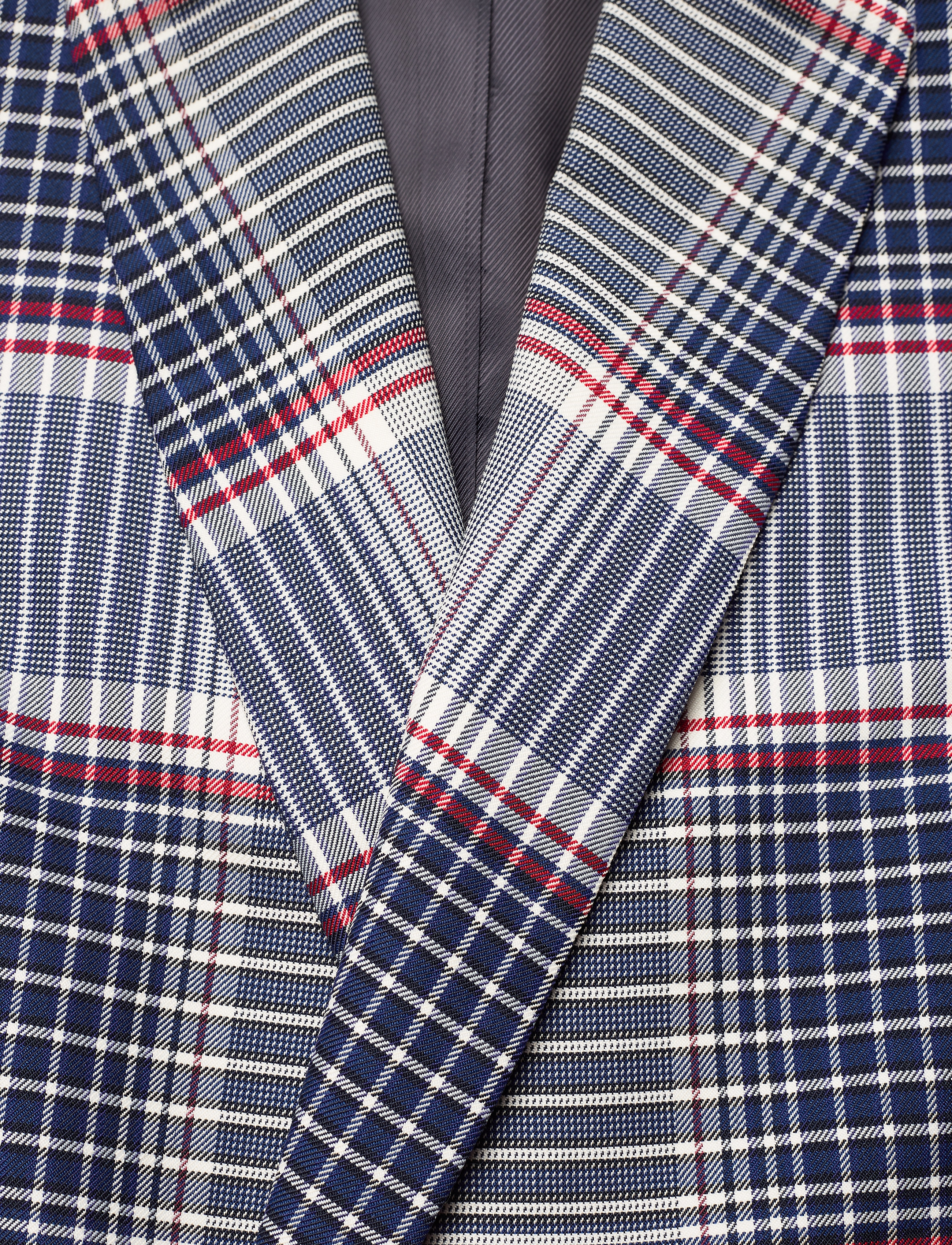 GANT - D1. LONGLINE CHECKED BLAZER - pacific blue - 2