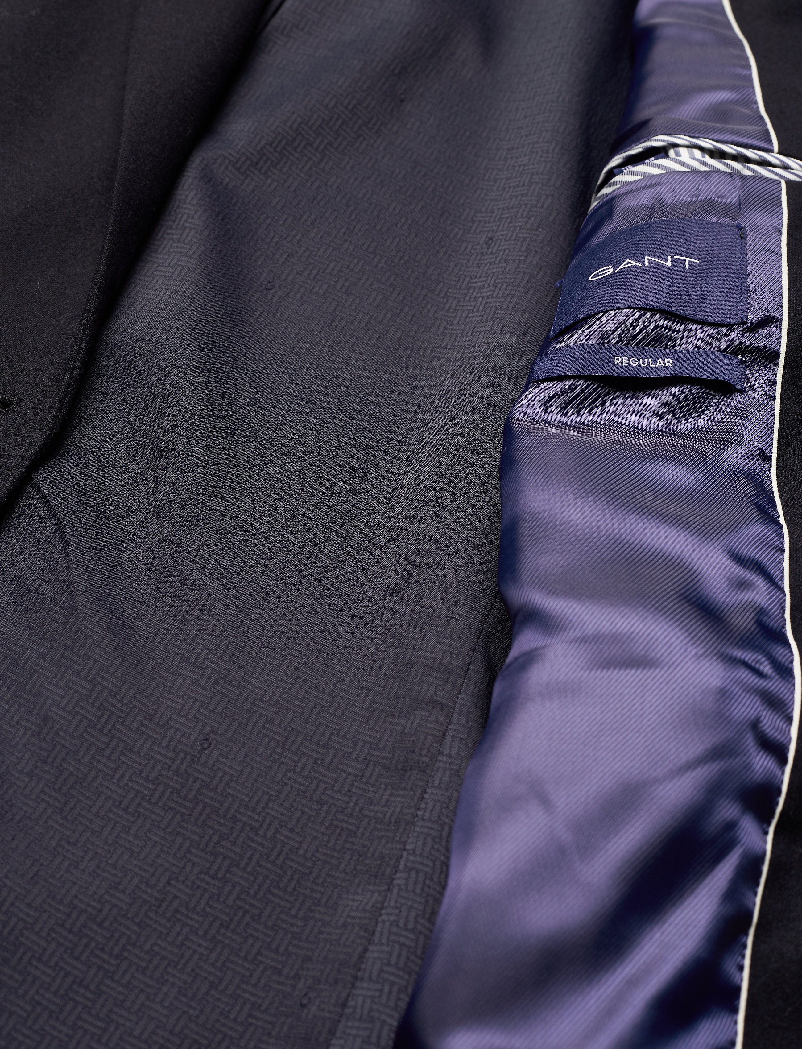 GANT - D1. FLANNEL REGULAR BLAZER - evening blue - 4