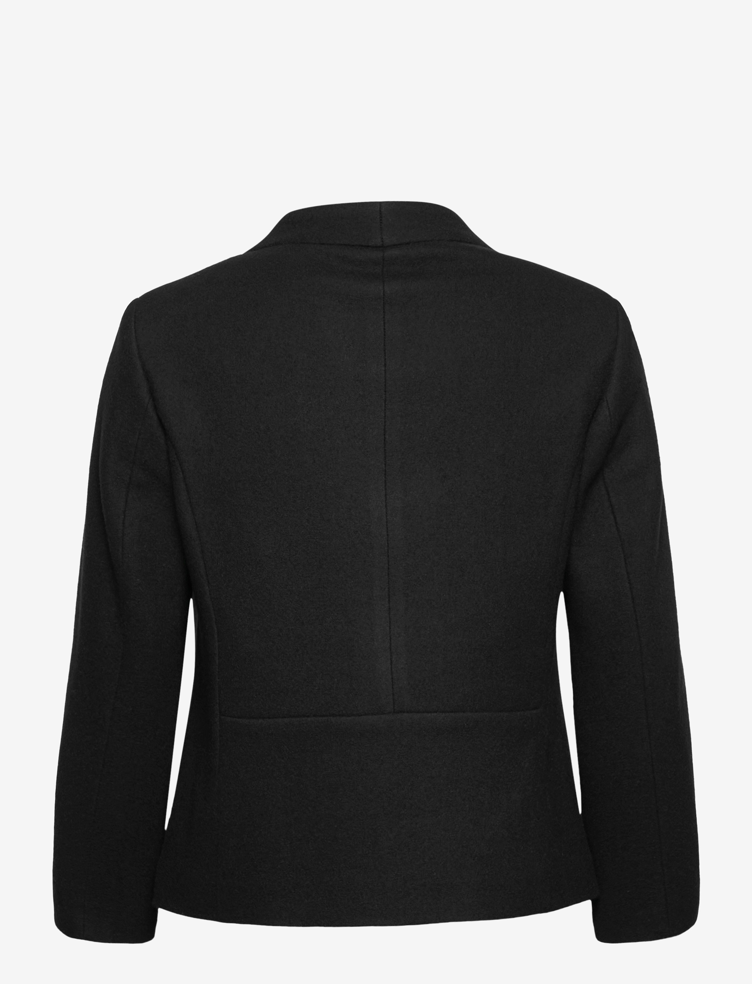 GANT - D2. SLIM WOOL BLEND JACKET - black - 1