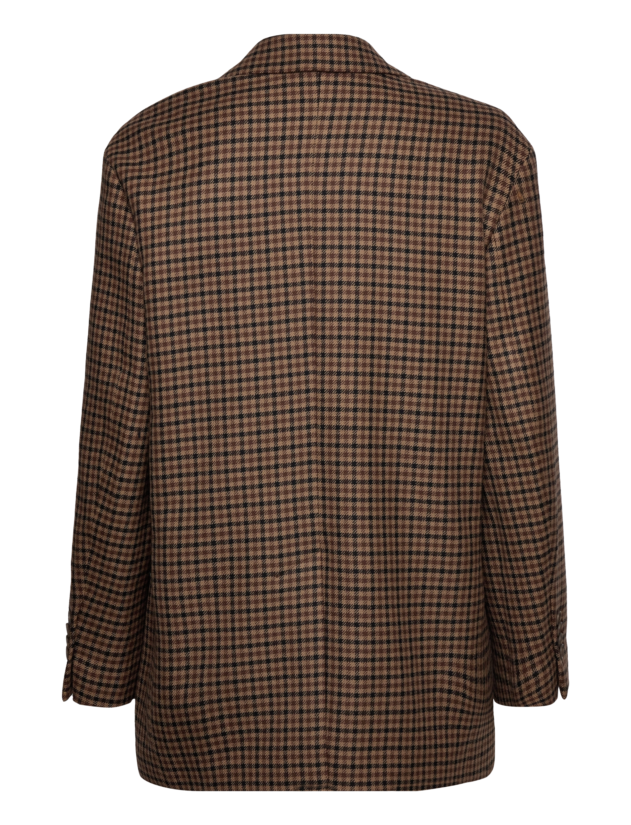GANT - D1. OVERSIZED CHECK BLAZER - toffee beige - 1