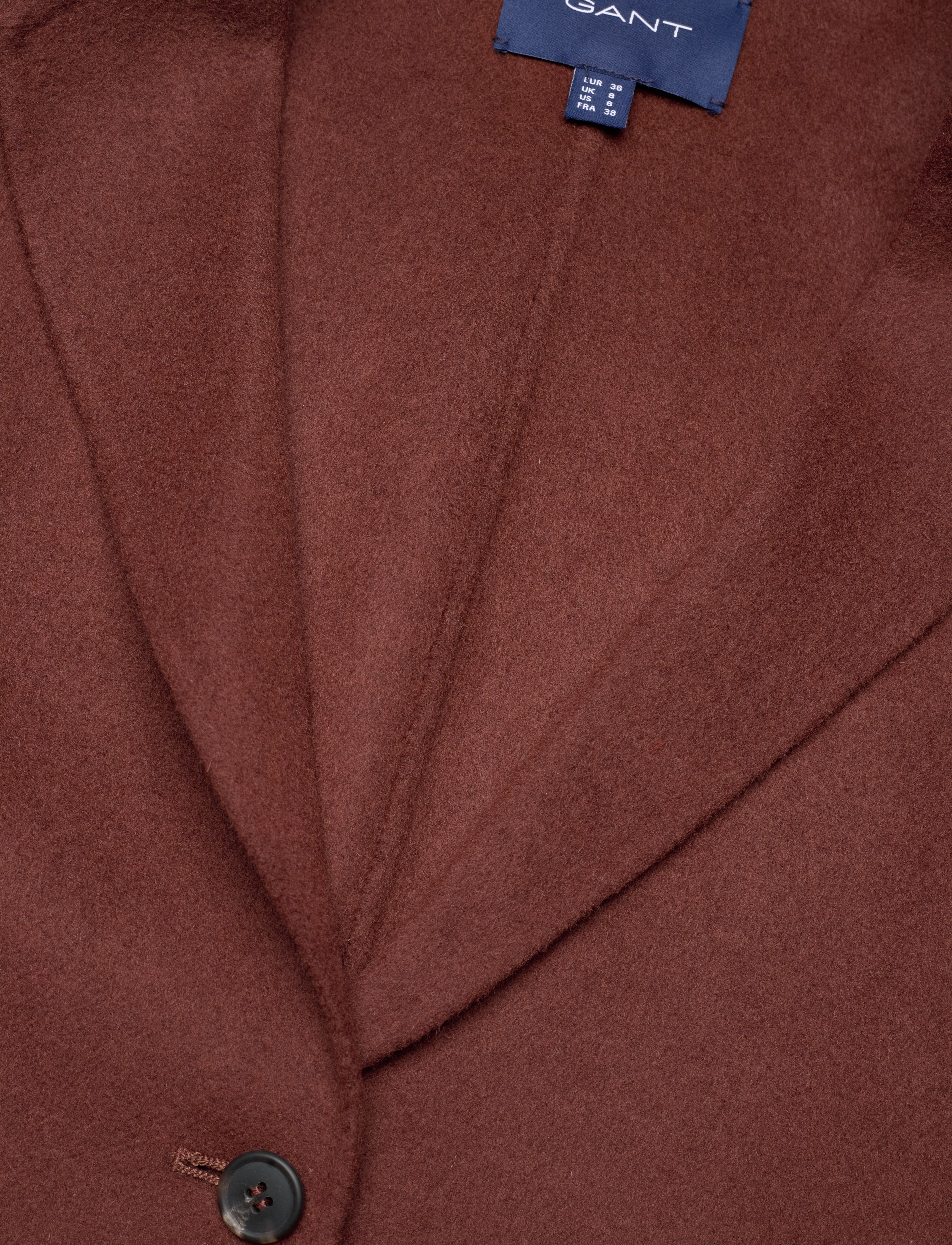 GANT - D1. HANDSTICHED STRAIGHT BLAZER - cocoa bean - 2