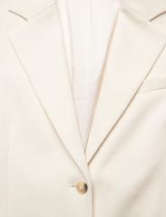 GANT - REG JERSEY BLAZER - festkläder till outletpriser - cream - 2