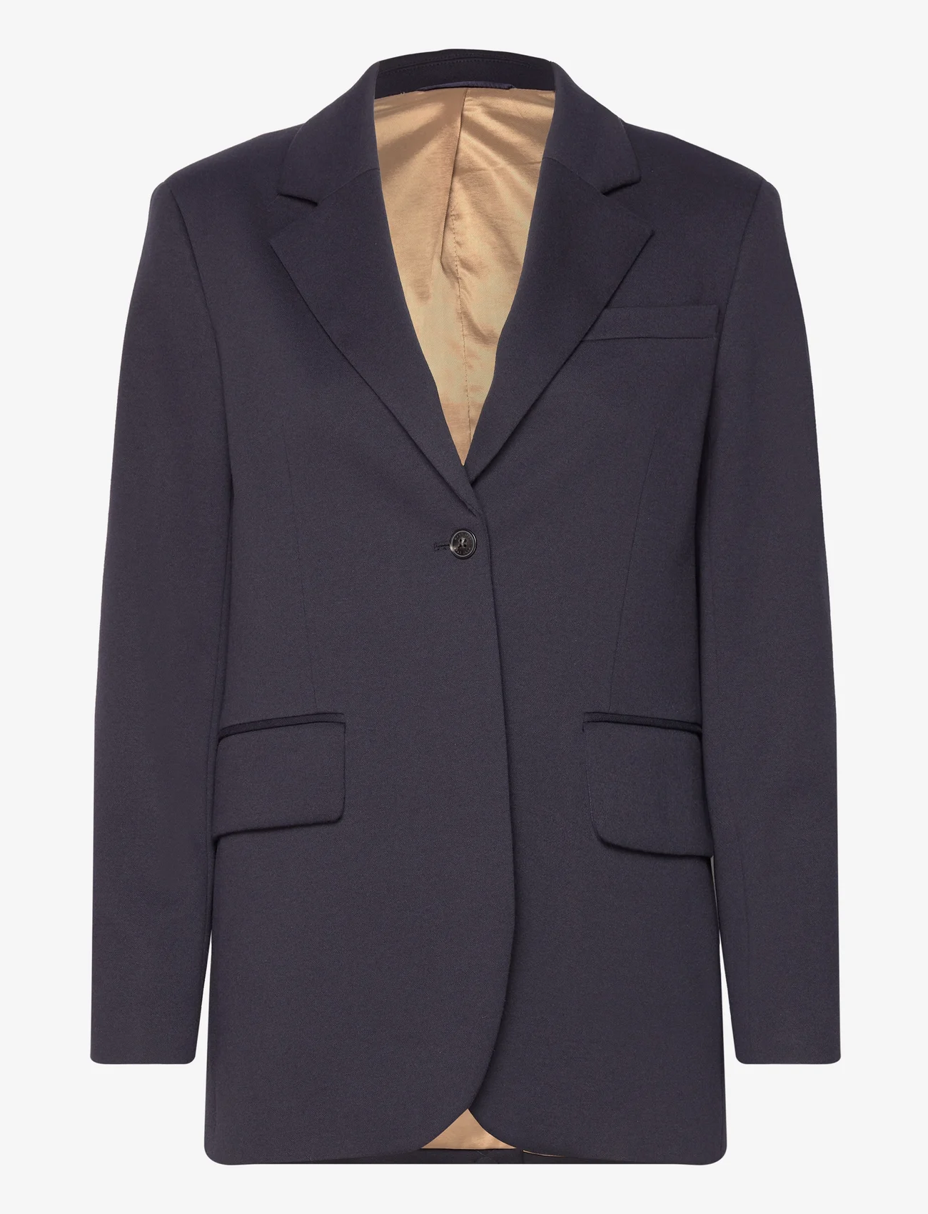 GANT - REG JERSEY BLAZER - vakarėlių drabužiai išparduotuvių kainomis - evening blue - 0