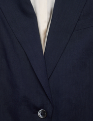 GANT - REG STRETCH LINEN BLAZER - ballīšu apģērbs par outlet cenām - evening blue - 2