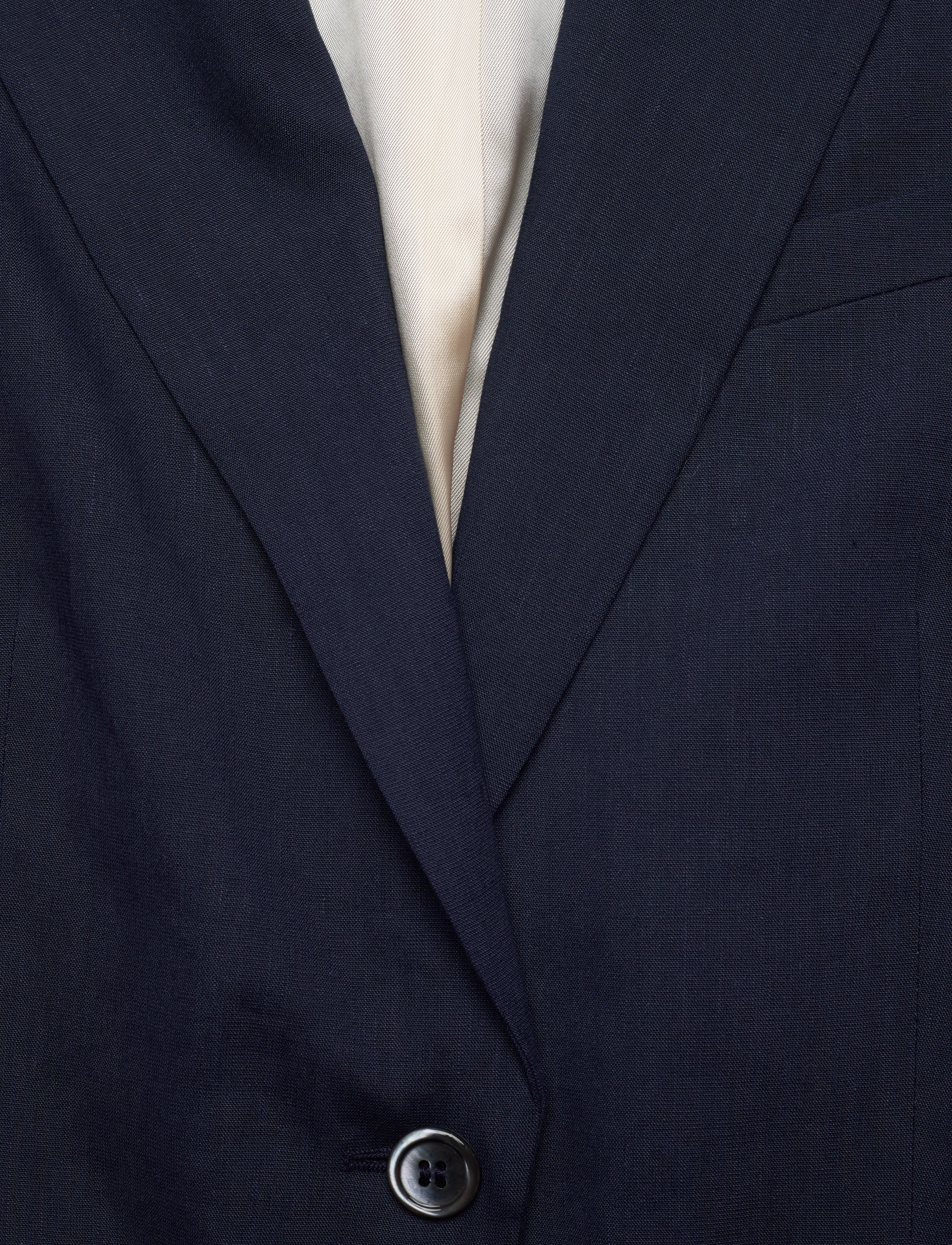 GANT - REG STRETCH LINEN BLAZER - evening blue - 2
