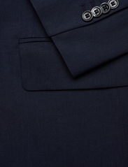 GANT - REG STRETCH LINEN BLAZER - odzież imprezowa w cenach outletowych - evening blue - 3