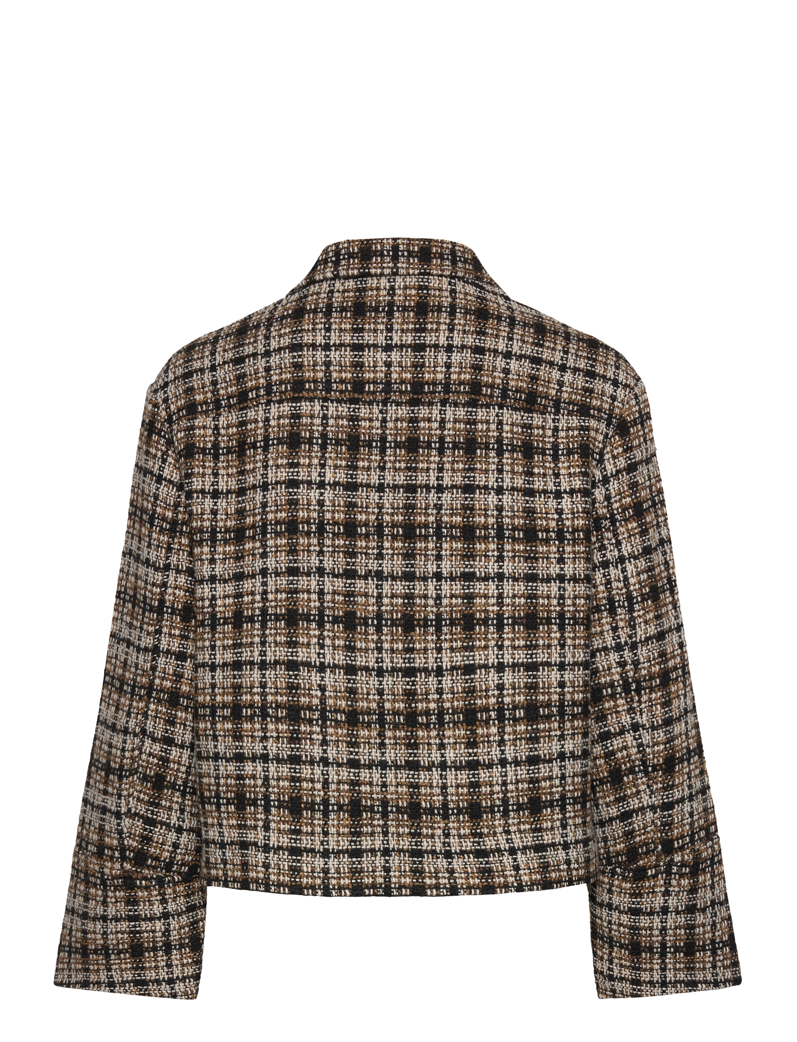 GANT - CHECKED TWEED BLAZER JACKET - warm khaki - 2