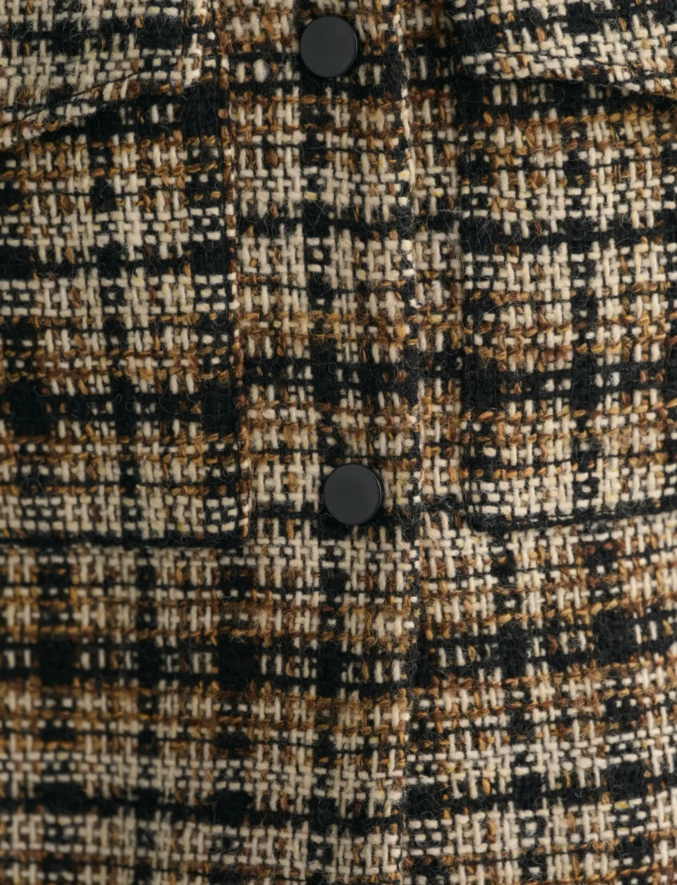 GANT - CHECKED TWEED BLAZER JACKET - warm khaki - 4