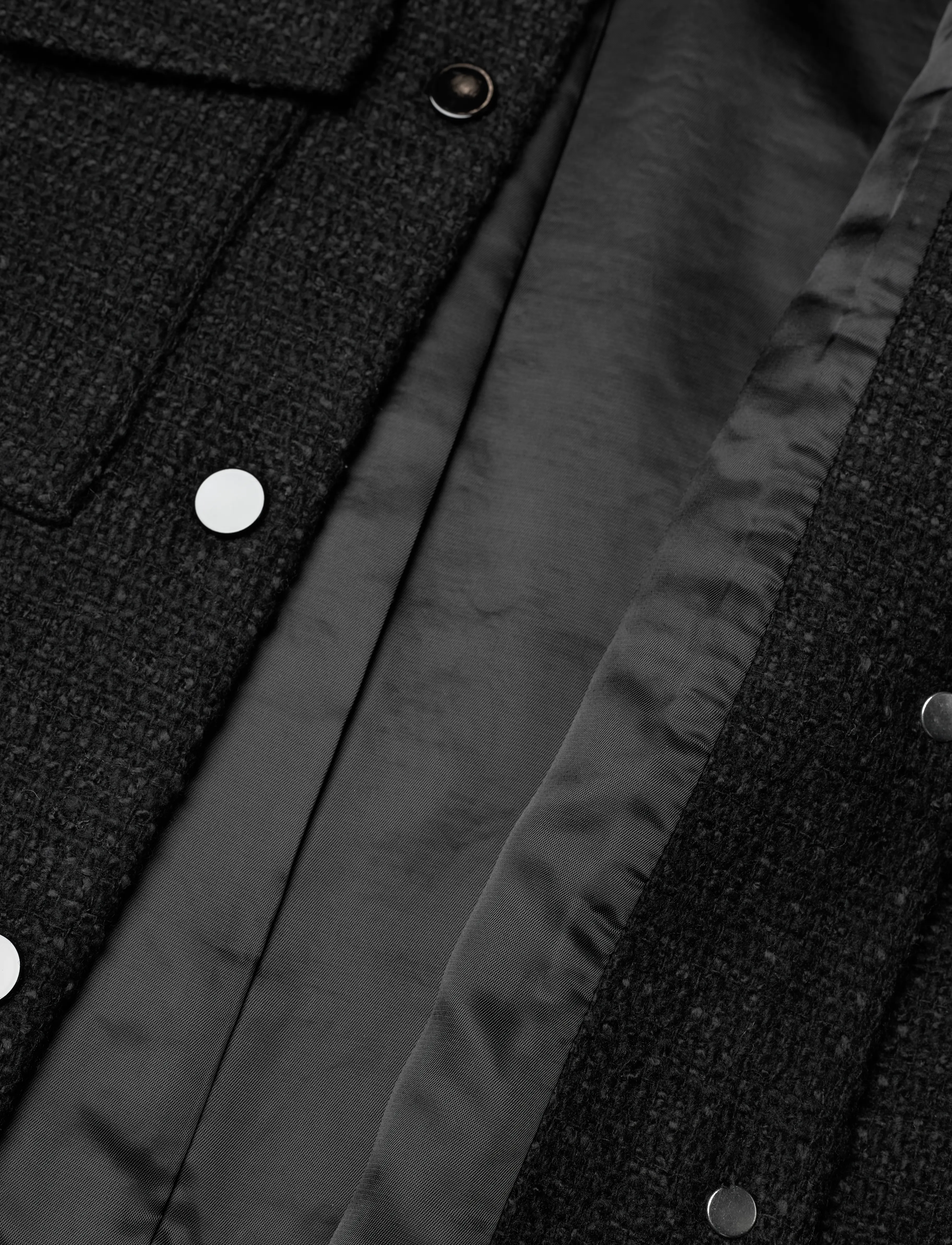 GANT - TWEED BLAZER JACKET - ebony black - 3