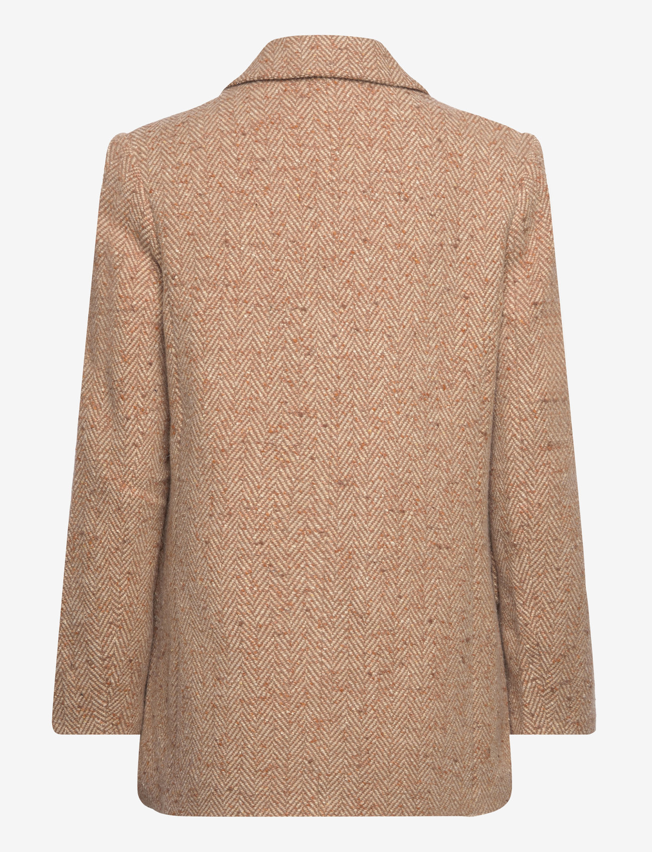 GANT - REGULAR HERRINGBONE BLAZER - roasted walnut - 1