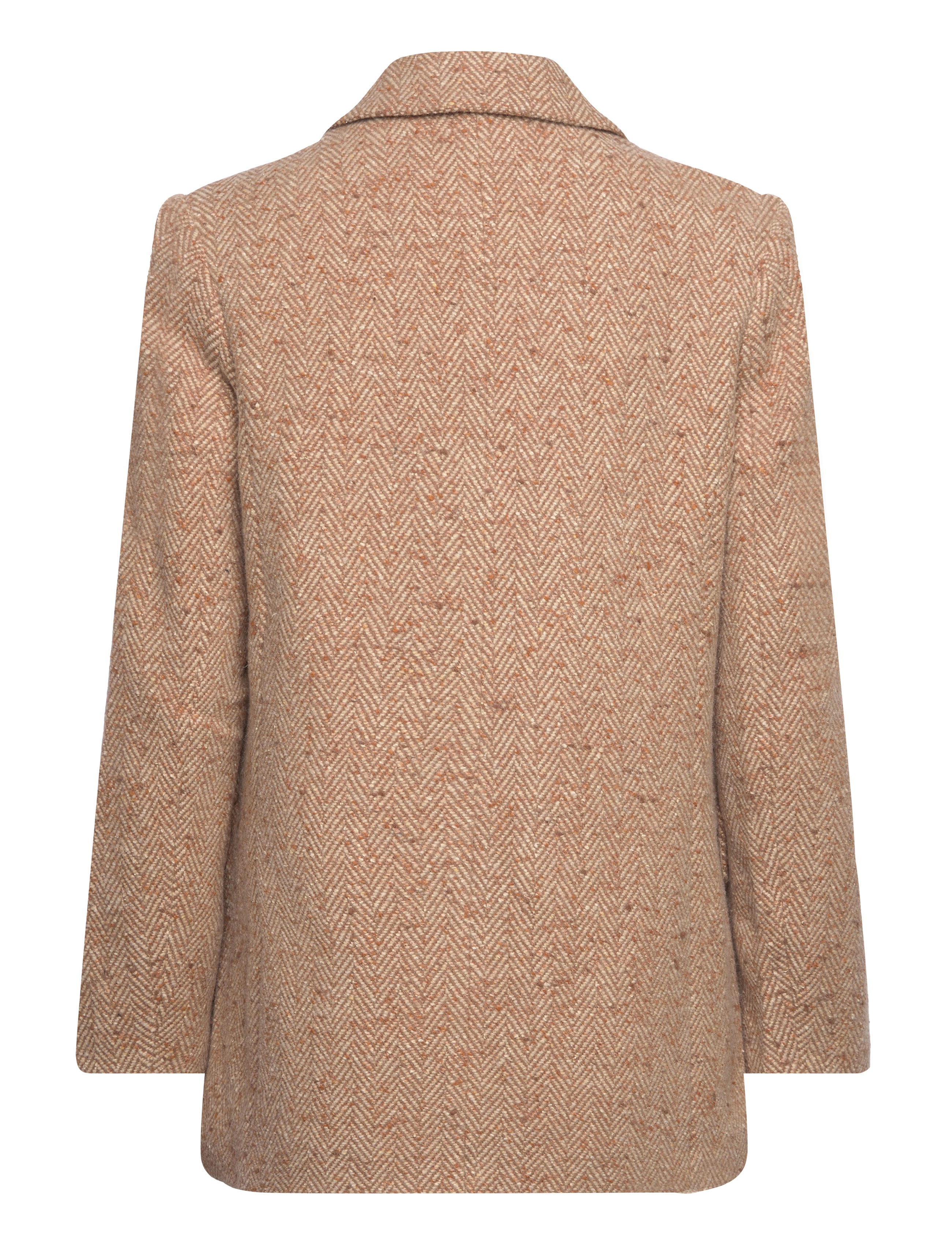 GANT - REGULAR HERRINGBONE BLAZER - roasted walnut - 1