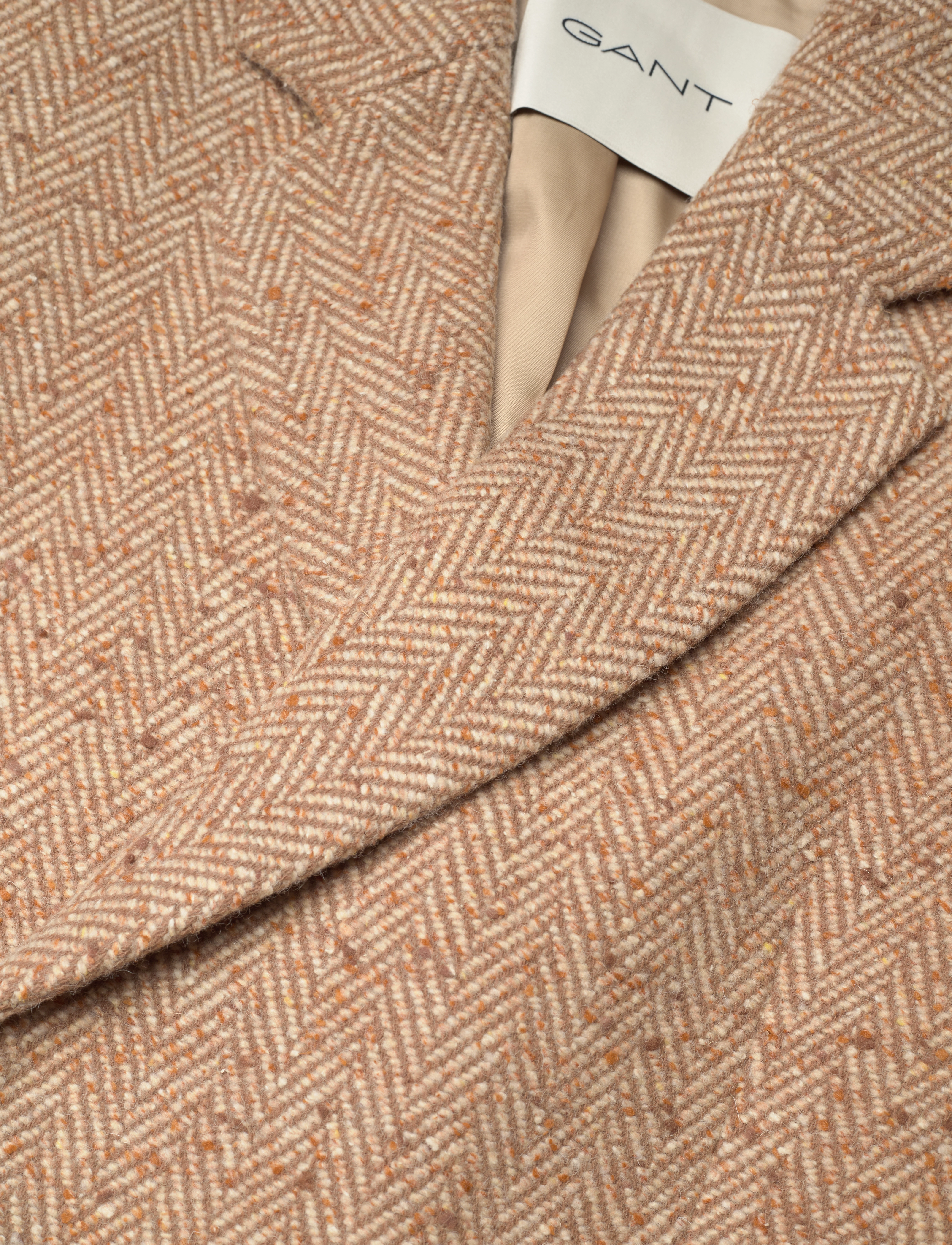 GANT - REGULAR HERRINGBONE BLAZER - roasted walnut - 2