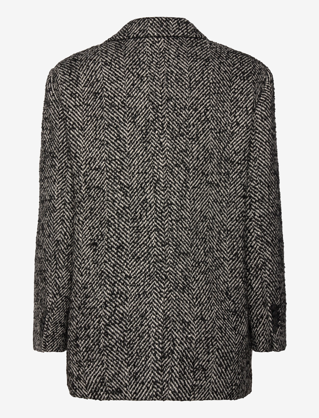 GANT - REL HERRINGBONE BLAZER - einreihige blazer - black - 2