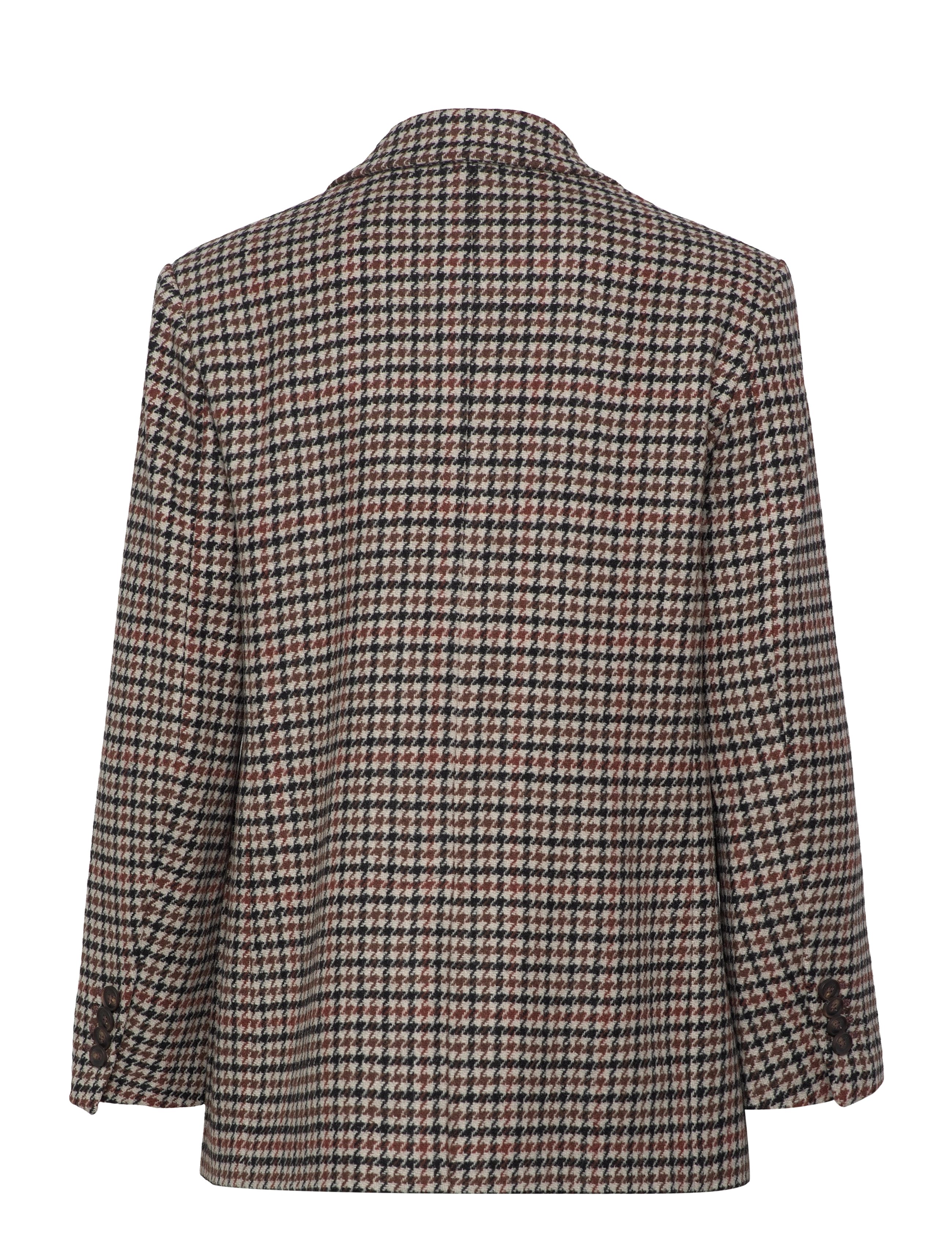 GANT - REG HOUNDSTOOTH BLAZER - soft oat - 2